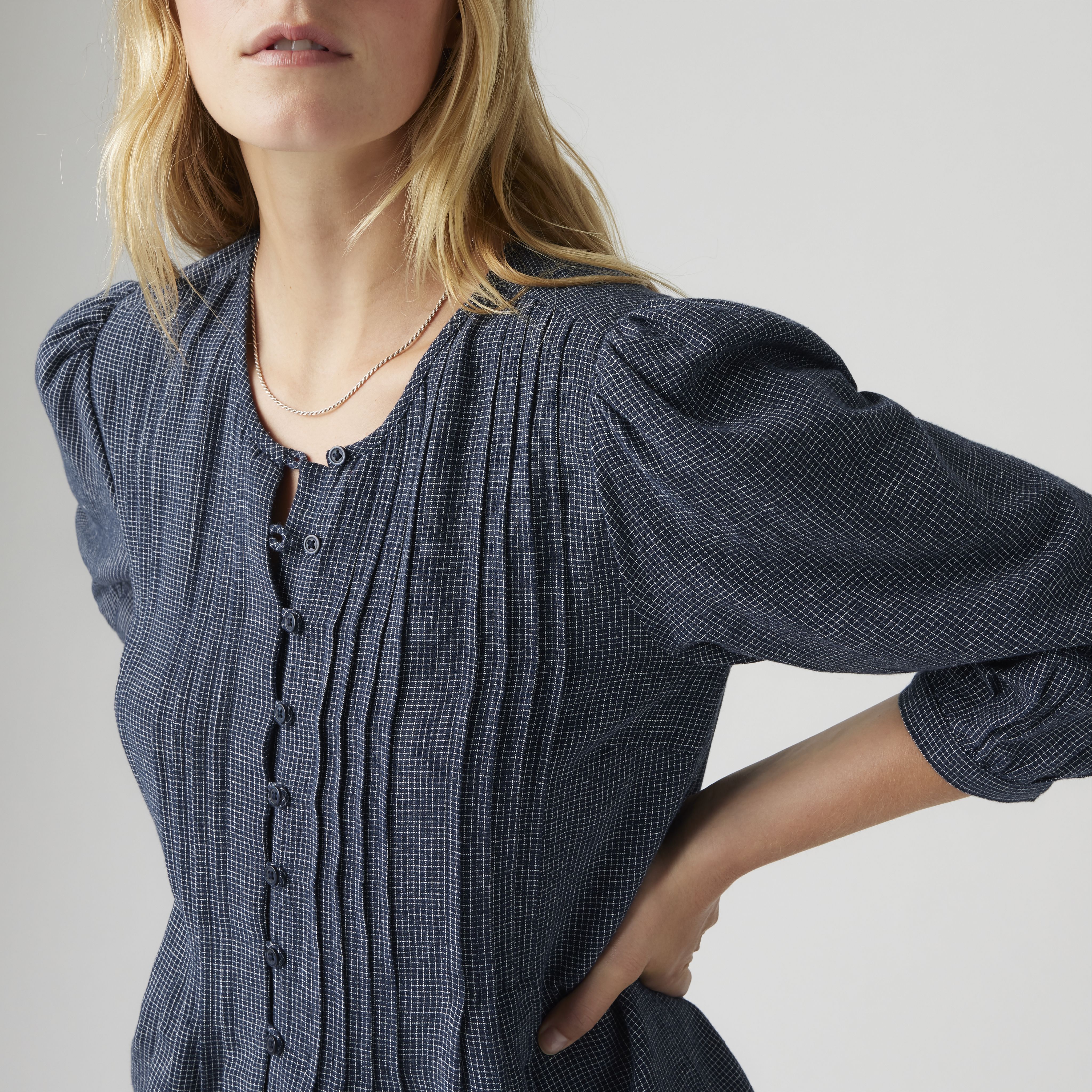 Gina Linen Blend Blouse 2