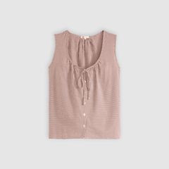 Luella Blouse — Chocolate Truffle Gingham - Brown 5