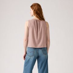Luella Blouse — Chocolate Truffle Gingham - Brown 3