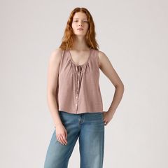 Luella Blouse — Chocolate Truffle Gingham - Brown 2