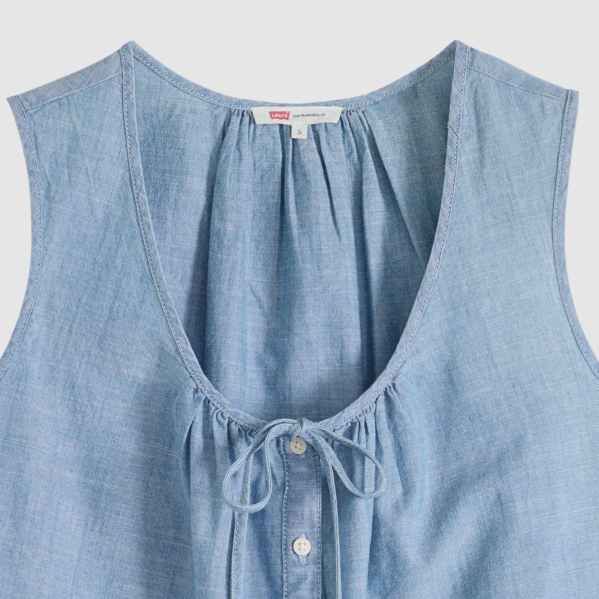 Luella Blouse — Breezy Blues - Medium Wash