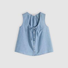 Luella Blouse — Breezy Blues - Medium Wash 5