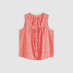 Luella Blouse — Babitz Ditsy Signal - Red 5