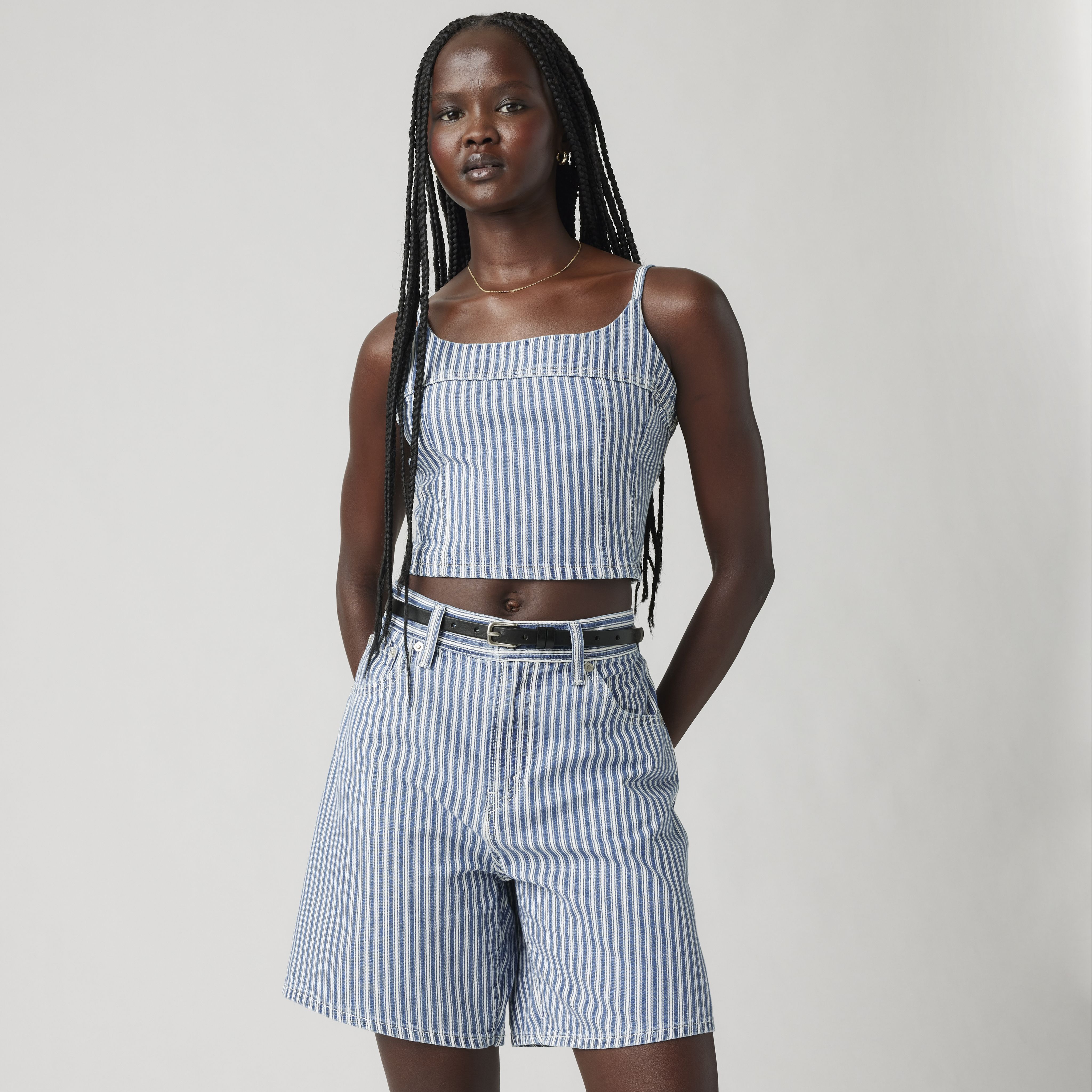 Jadine Denim Cami Tank Top 1