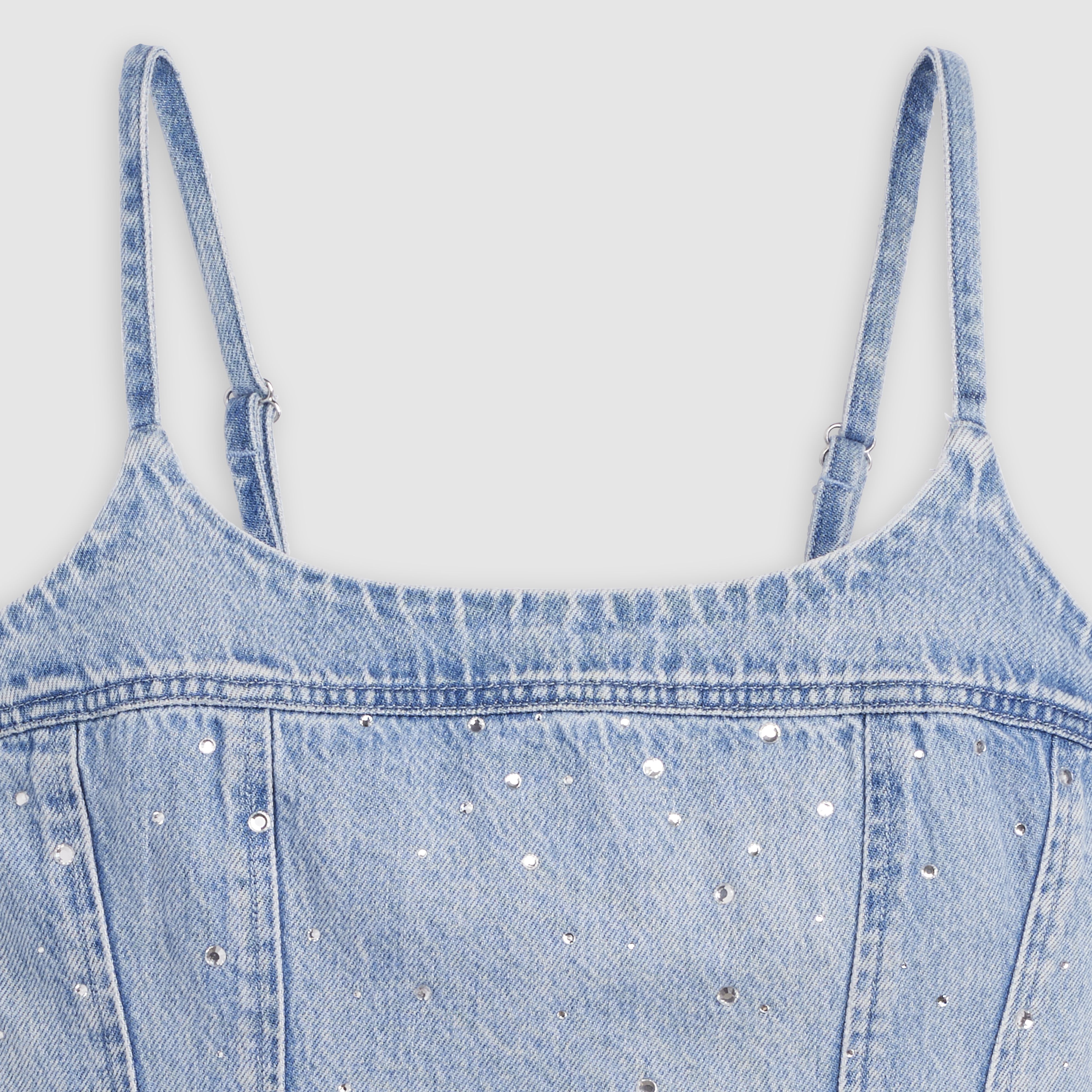 Jadine cami-linne i lightweight denim 6
