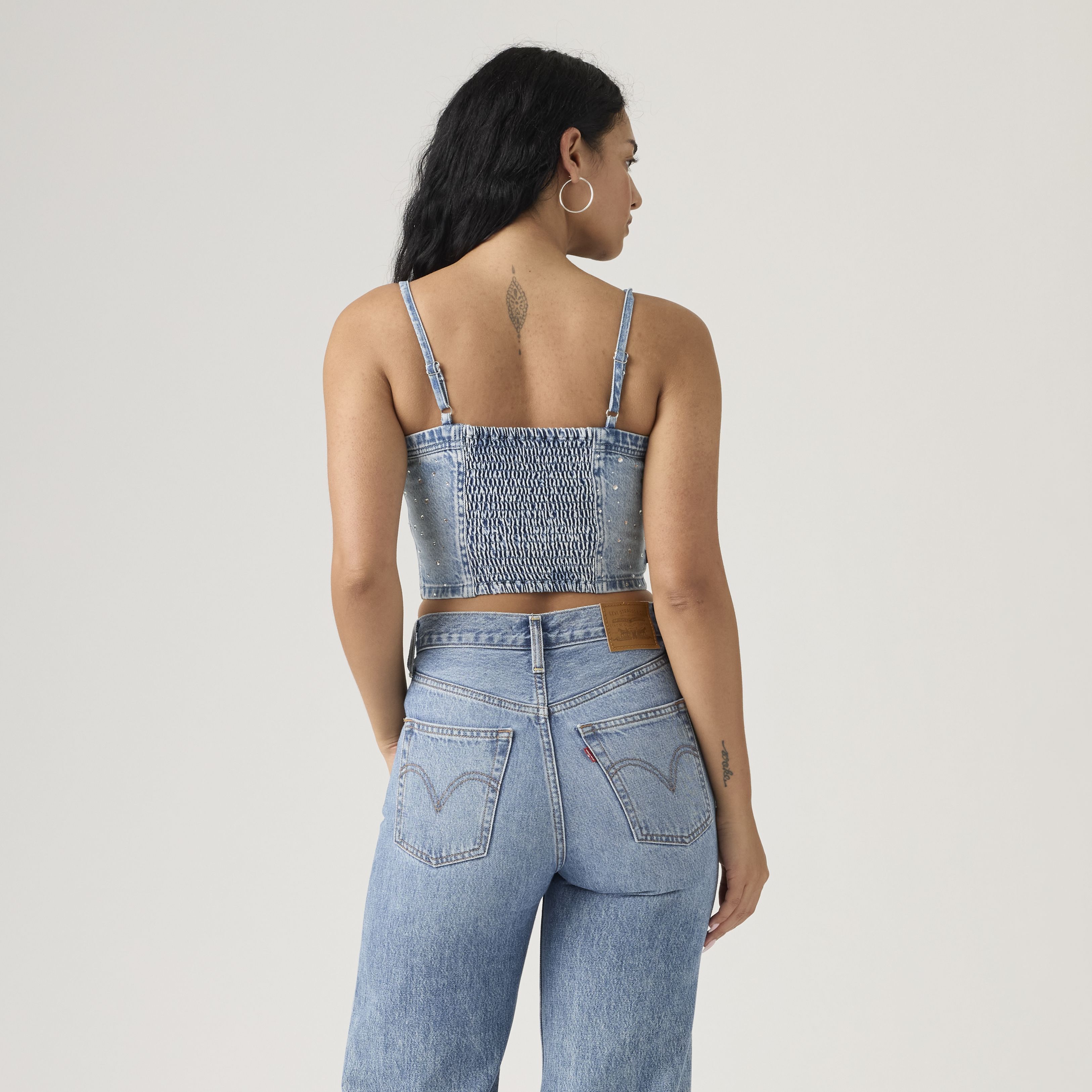 Jadine cami-linne i lightweight denim 4