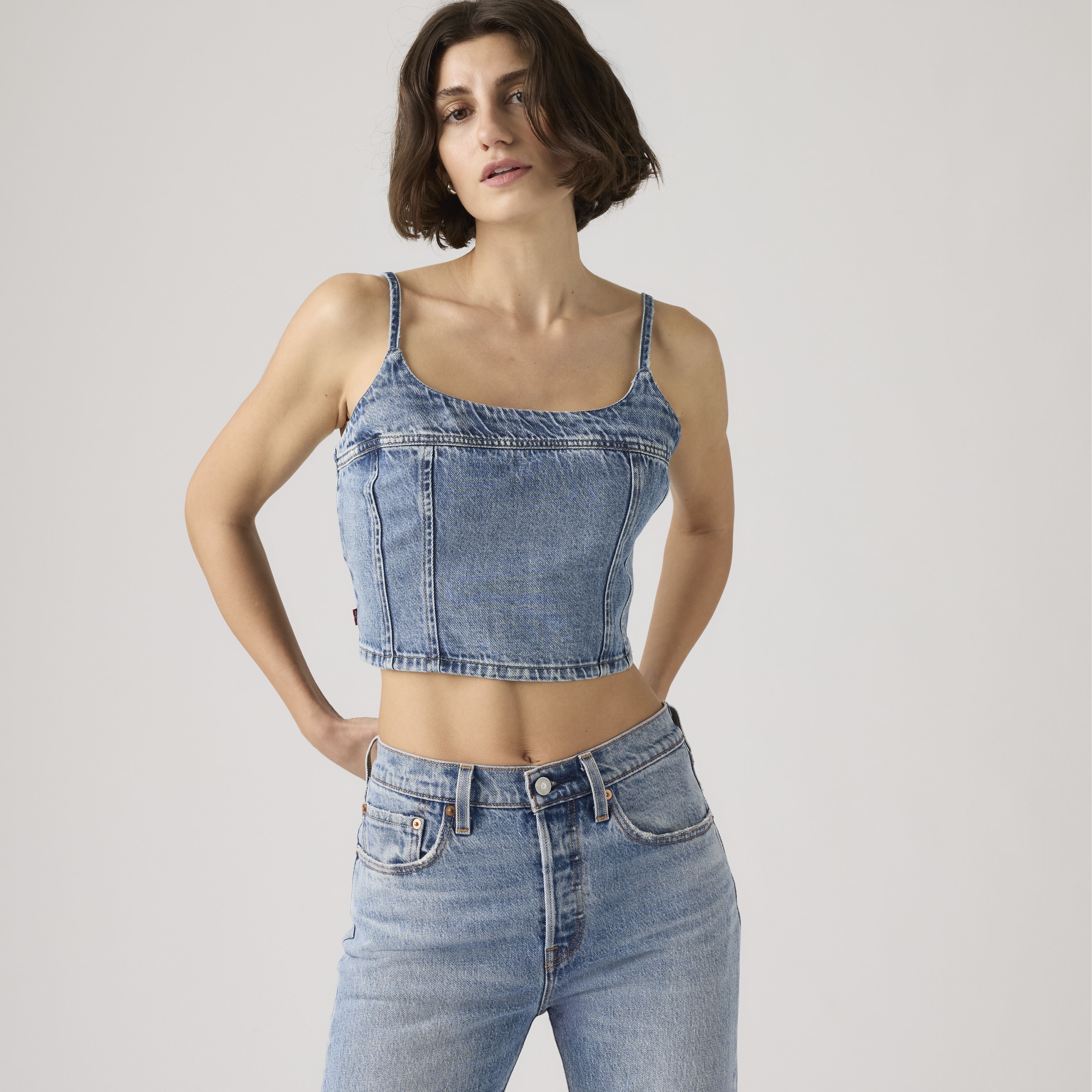 Jadine Denim Cami Tank 1