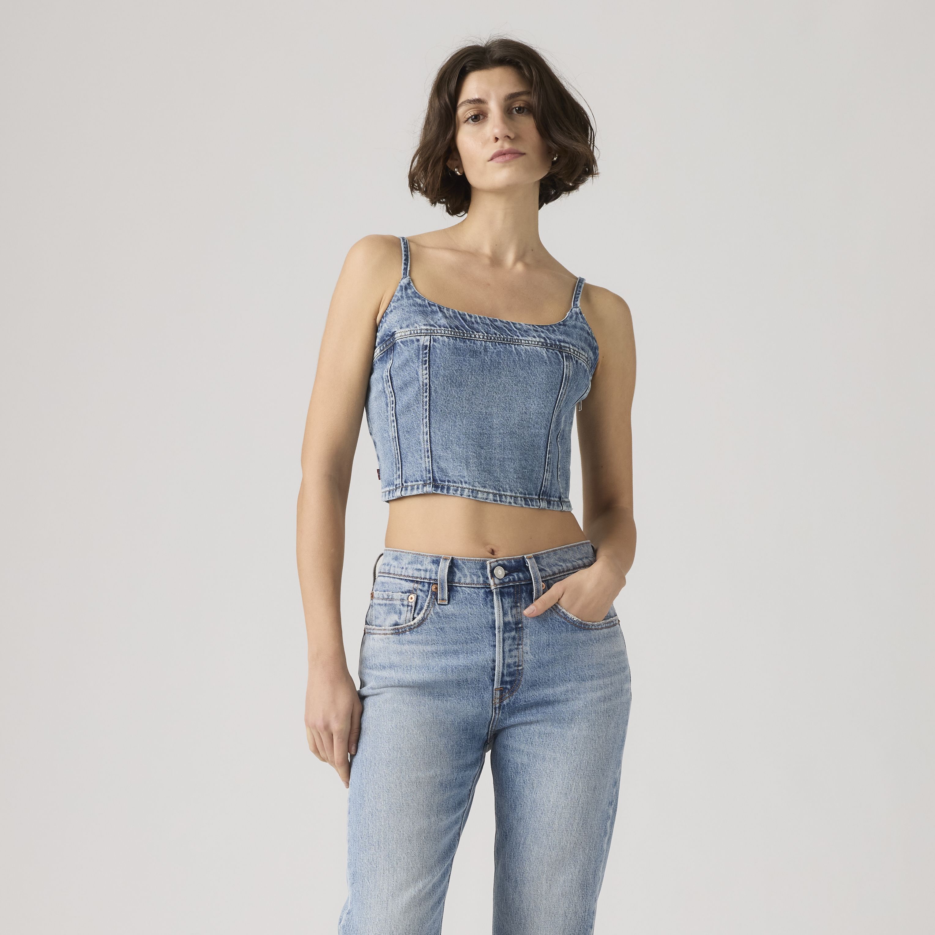 Jadine Denim Cami Tank 10