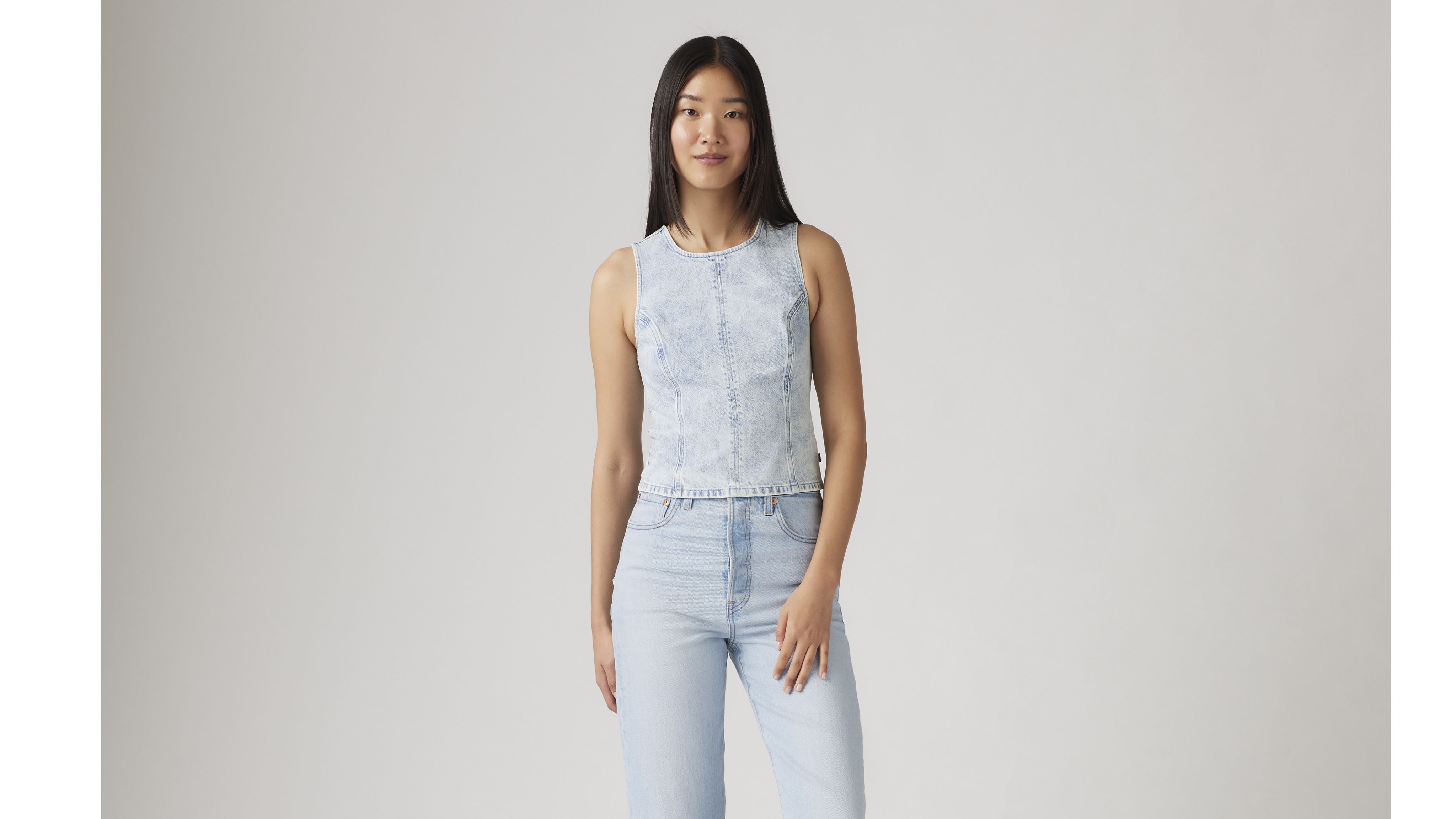 Topanga Denim Tank Top 2