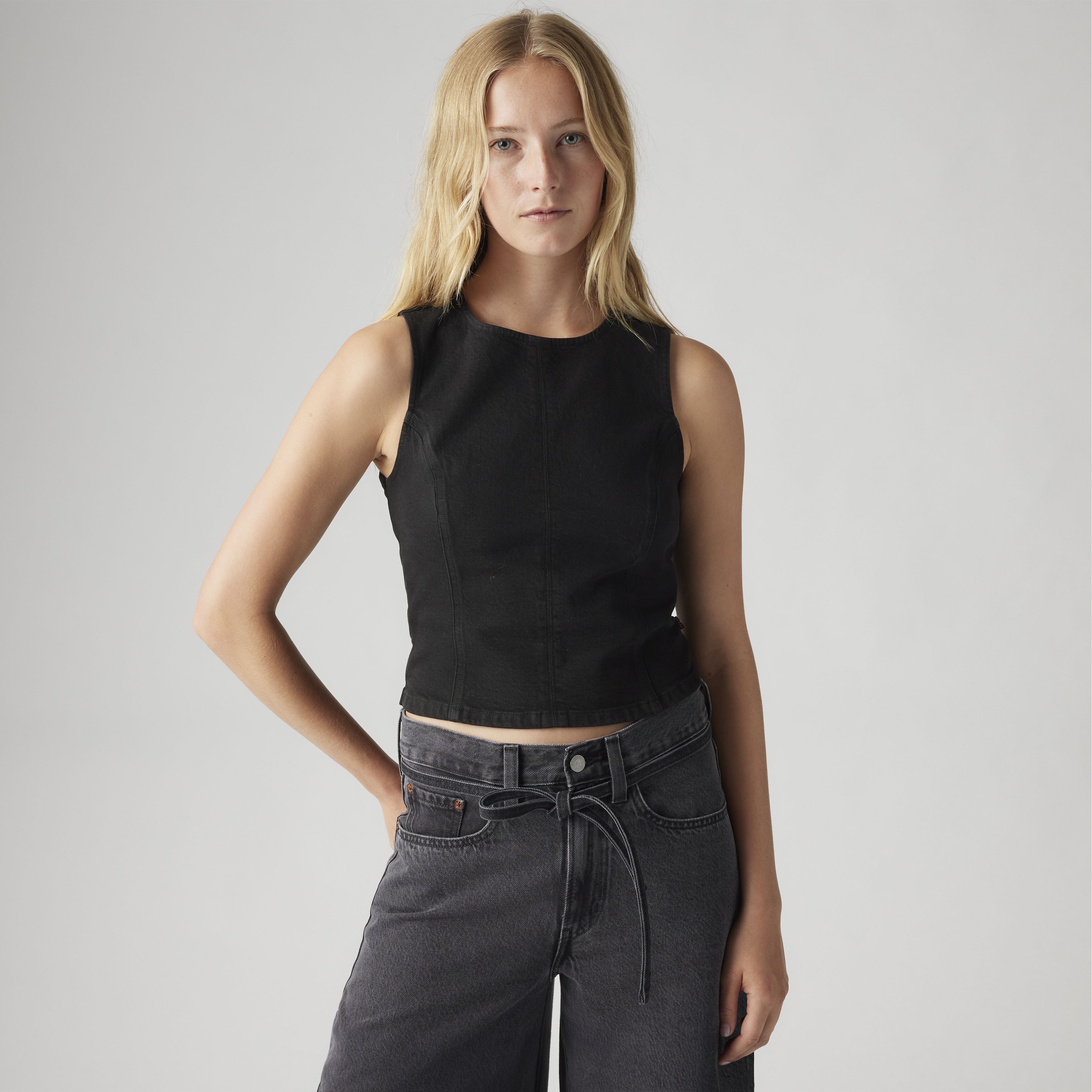 Topanga Denim Tank Top 1