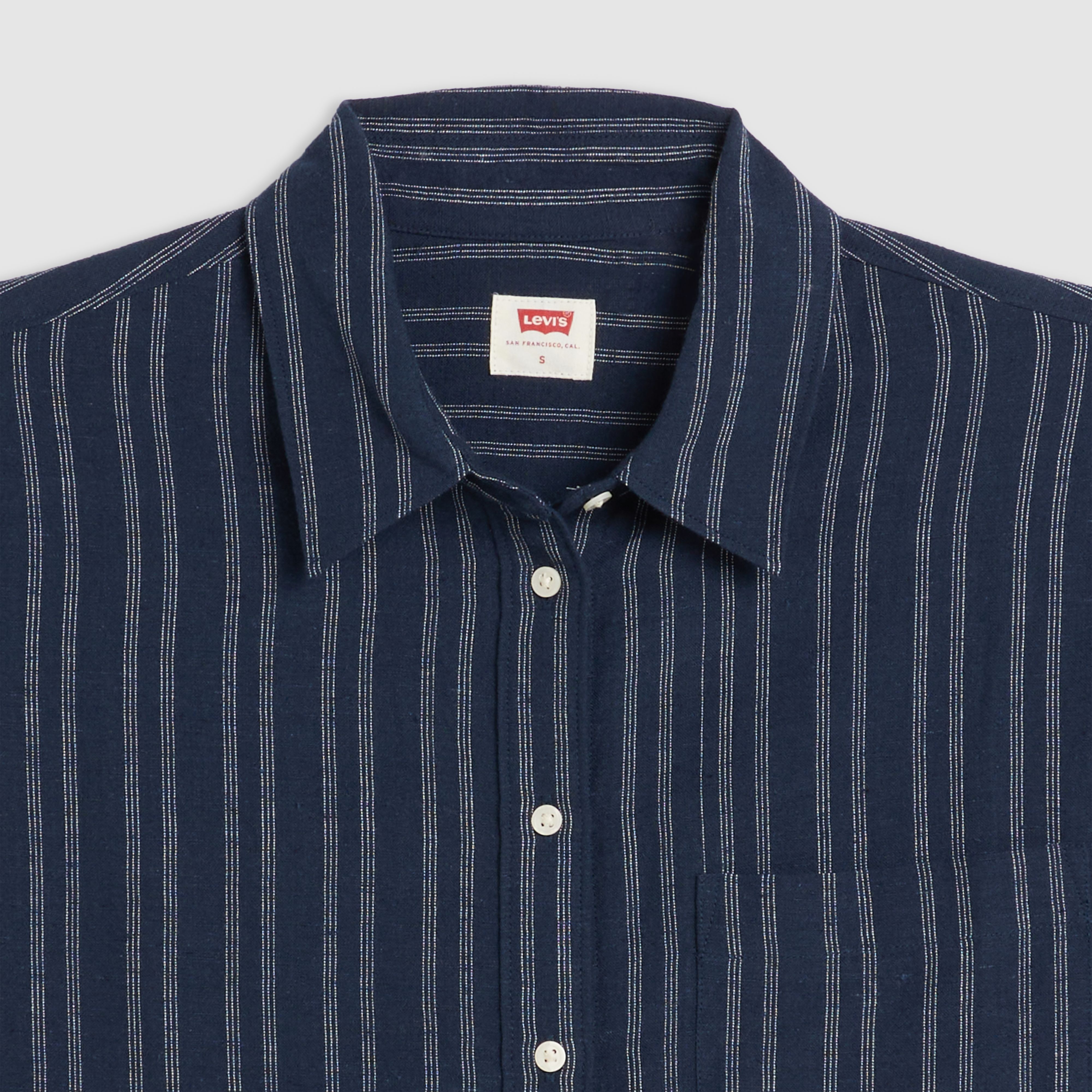 Darlene Linen Blend Short Sleeve Shirt 7