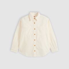 Iris Corduroy Overshirt — Egret - White 5