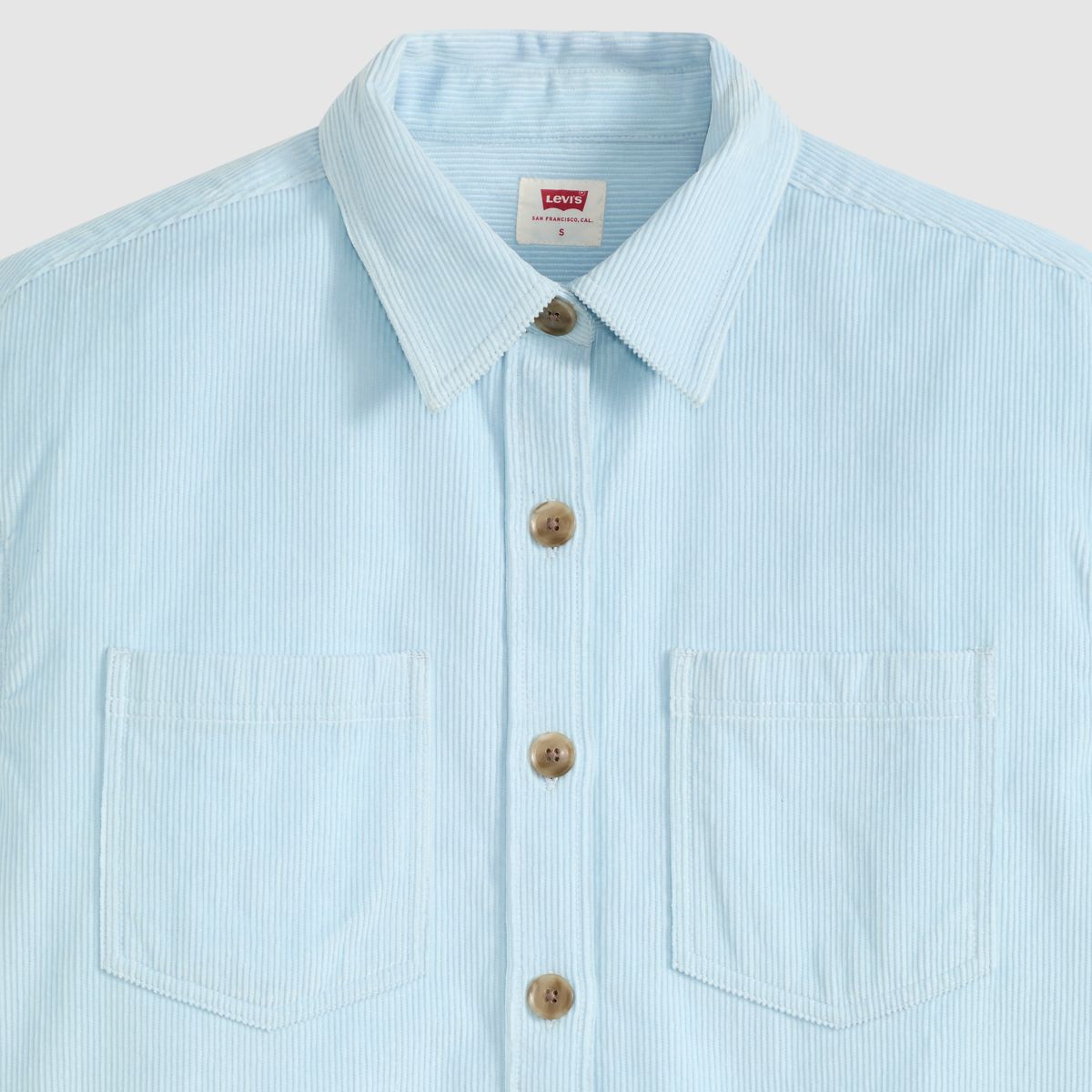 Iris Corduroy Overshirt — Angel Falls - Blue