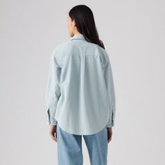 Iris Corduroy Overshirt — Angel Falls - Blue 4