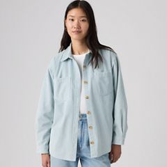 Iris Corduroy Overshirt — Angel Falls - Blue 1