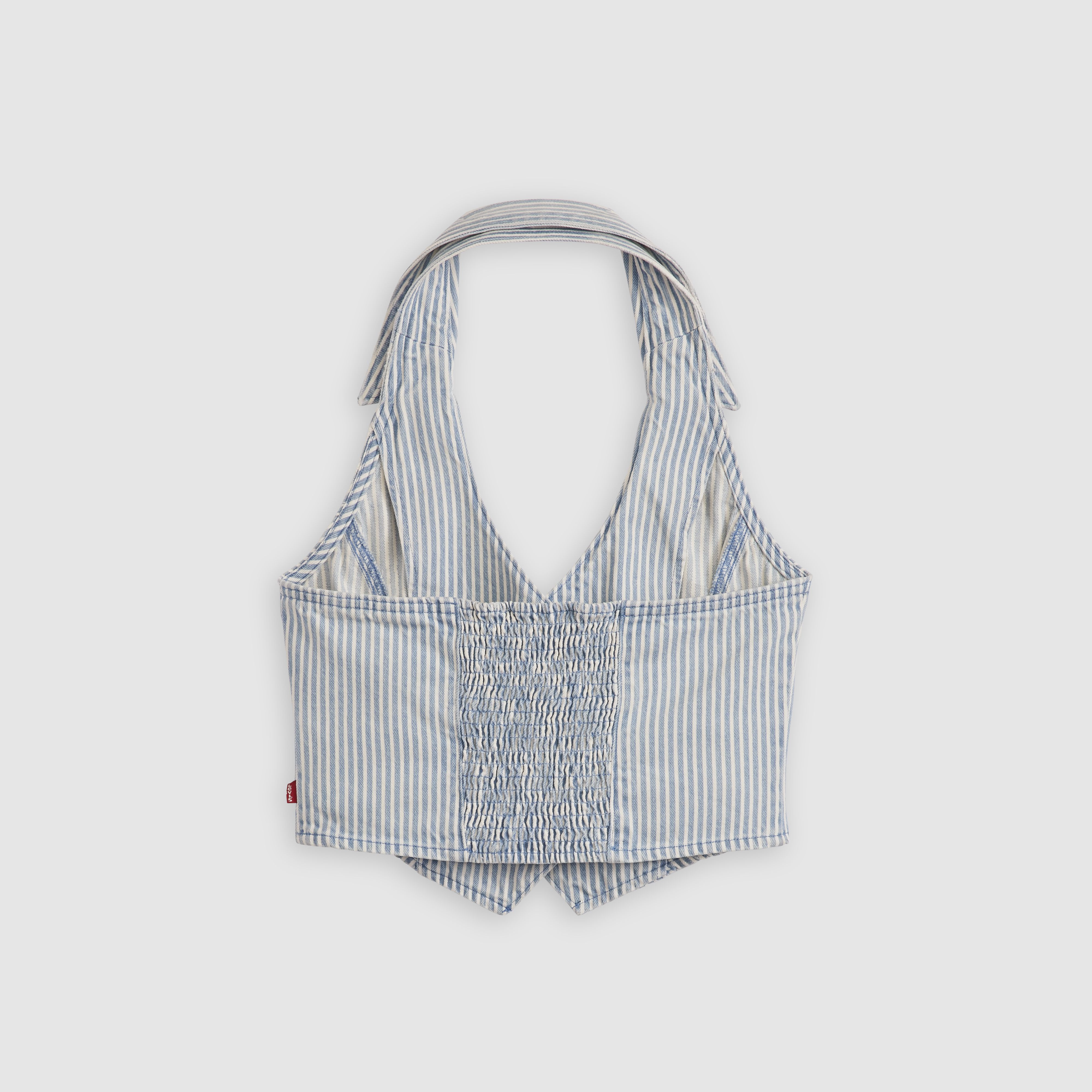 Bria Denim Halter Top 6