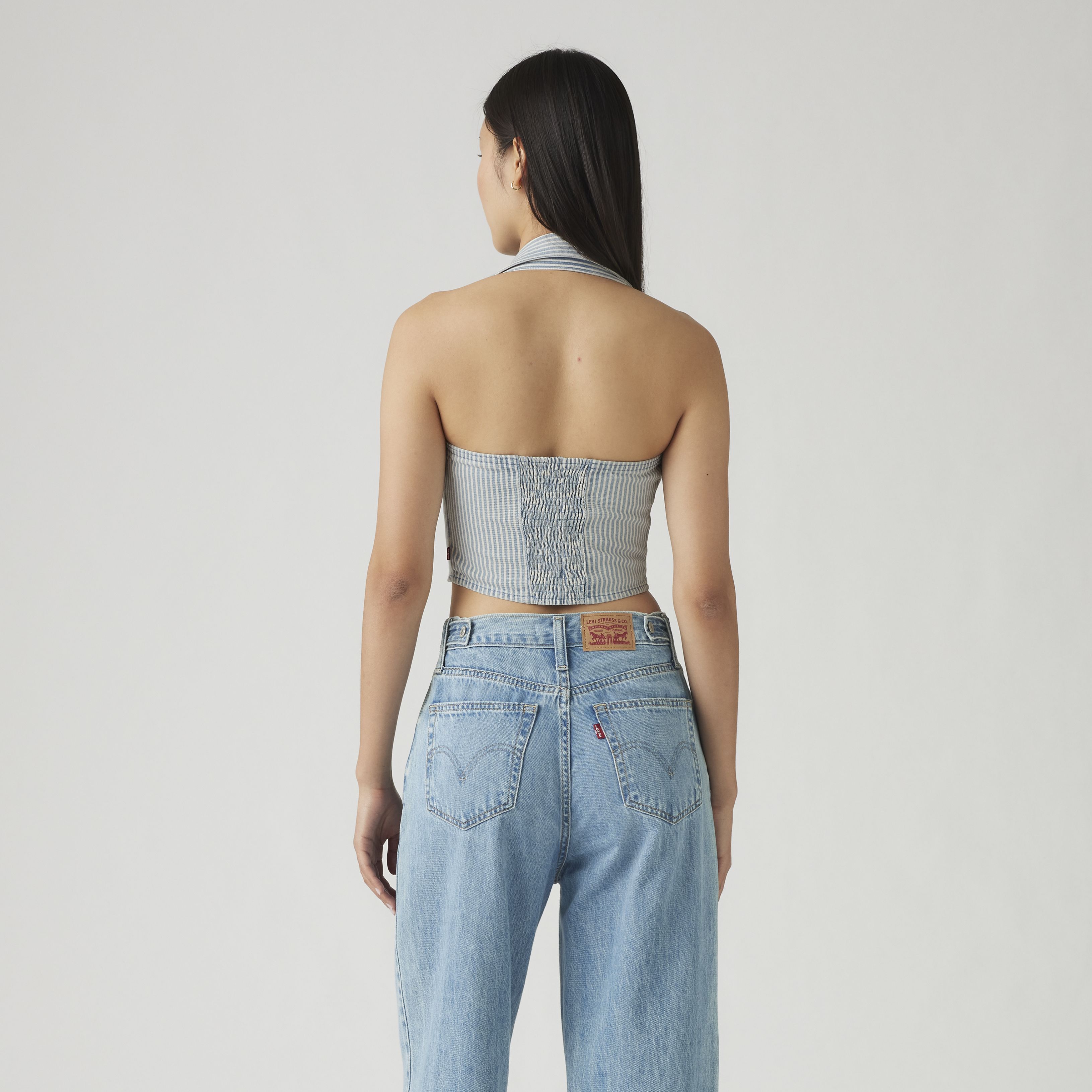 Bria Denim Halter Top 4