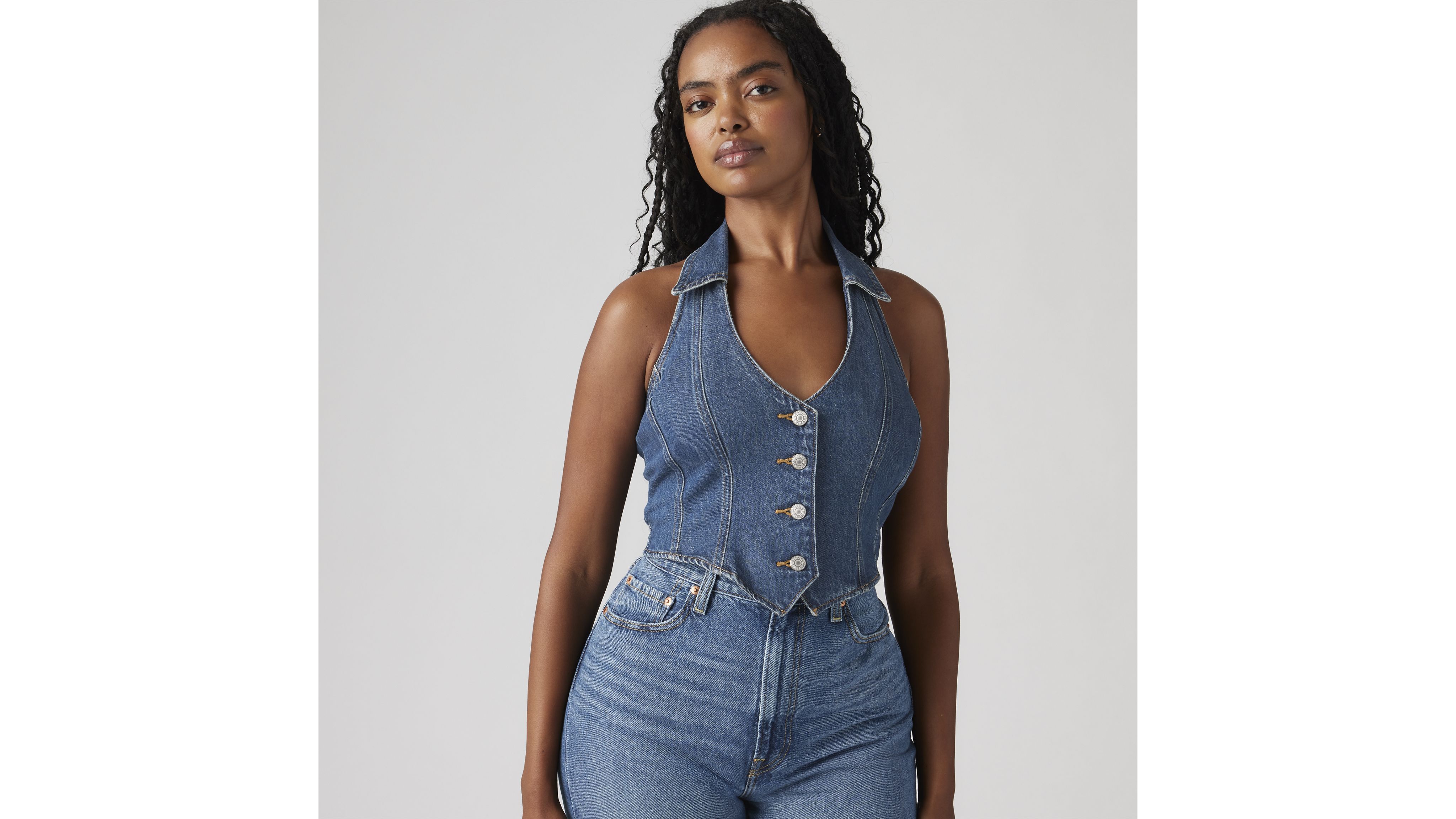 Bria Denim Corset 1