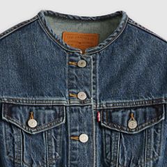 Sculpted Trucker Jacket — Wonderlust No Tack - Blue 6
