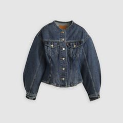 Sculpted Trucker Jacket — Wonderlust No Tack - Blue 5