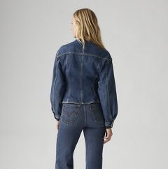 Sculpted Trucker Jacket — Wonderlust No Tack - Blue 4