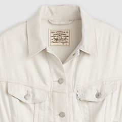 Shrunken '90s Linen Vest — Crystal Grey - White 6