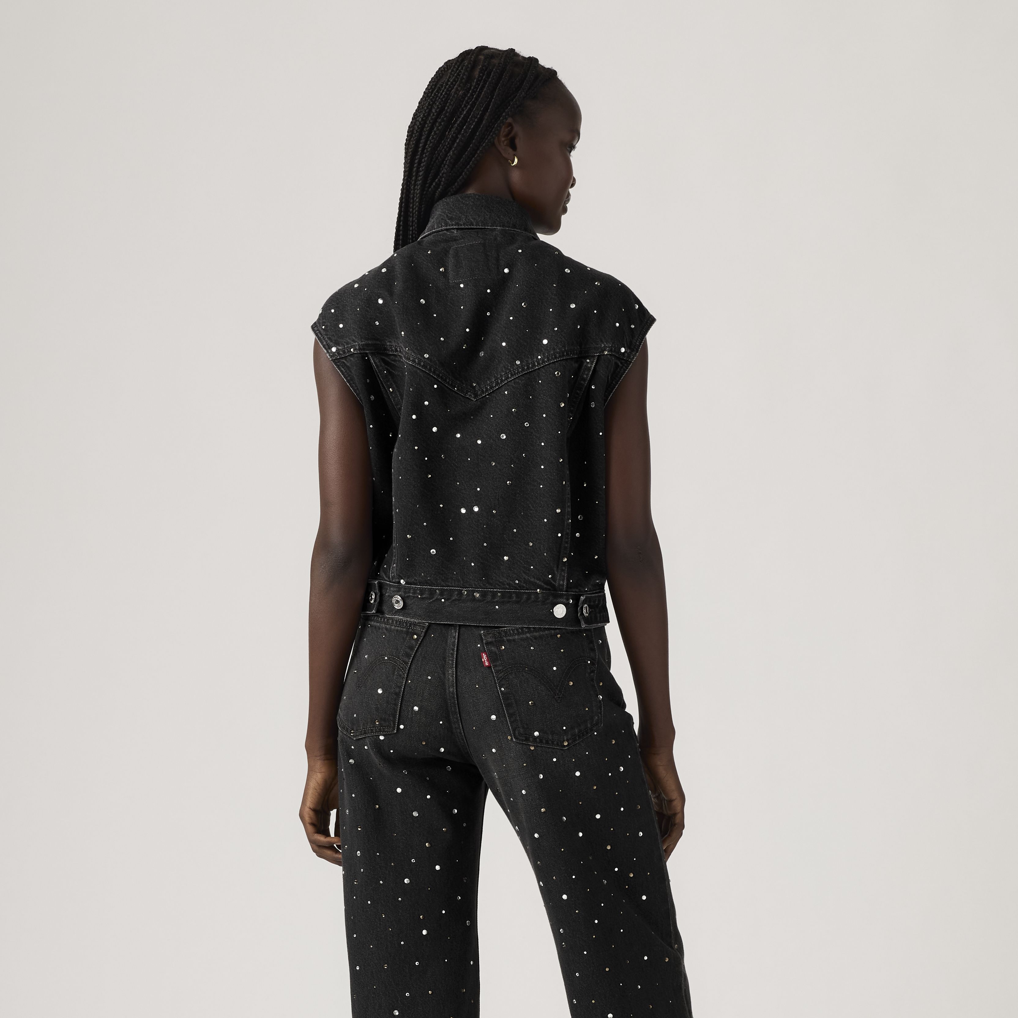 Shrunken '90s Trucker Vest 1