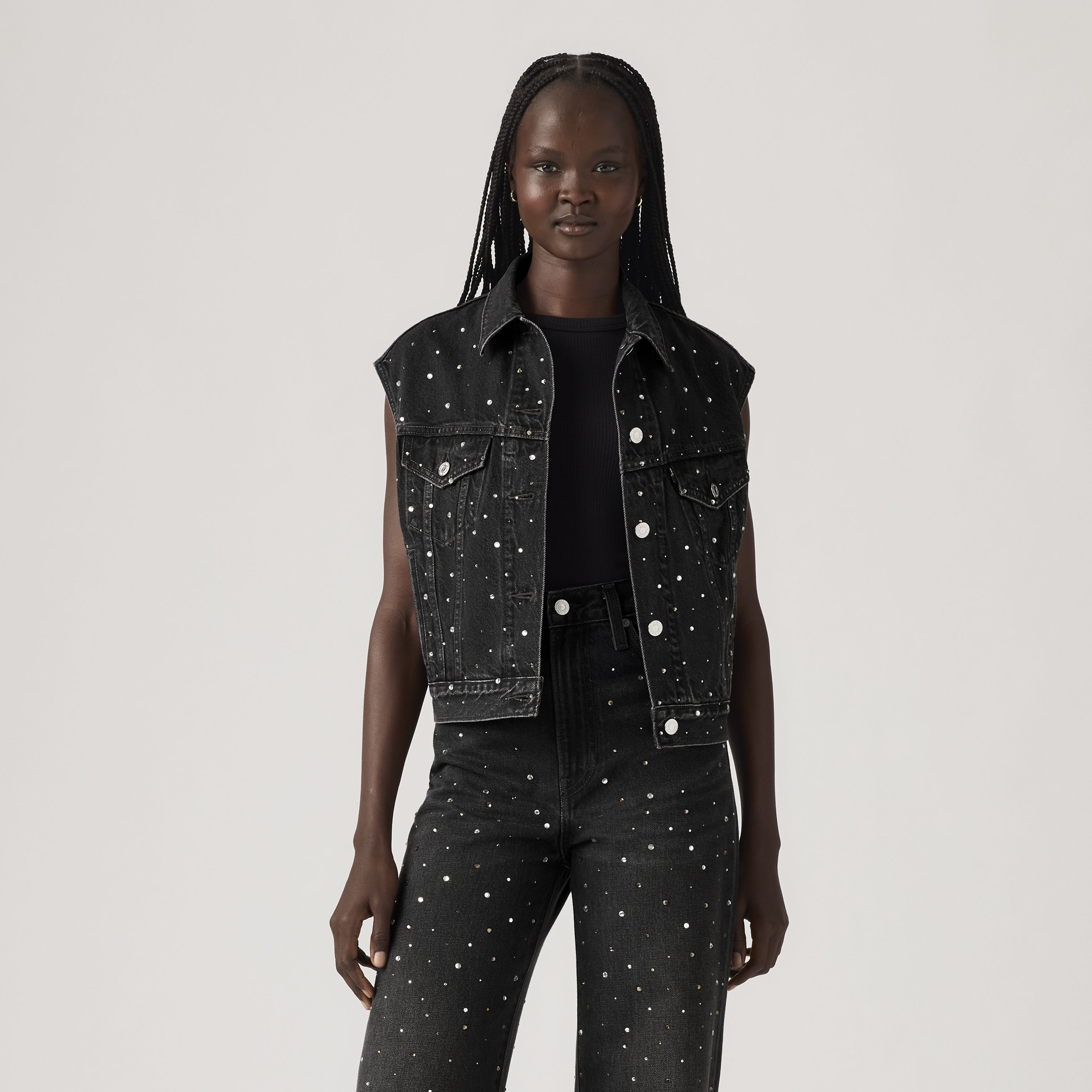 Shrunken '90s Trucker Vest 5