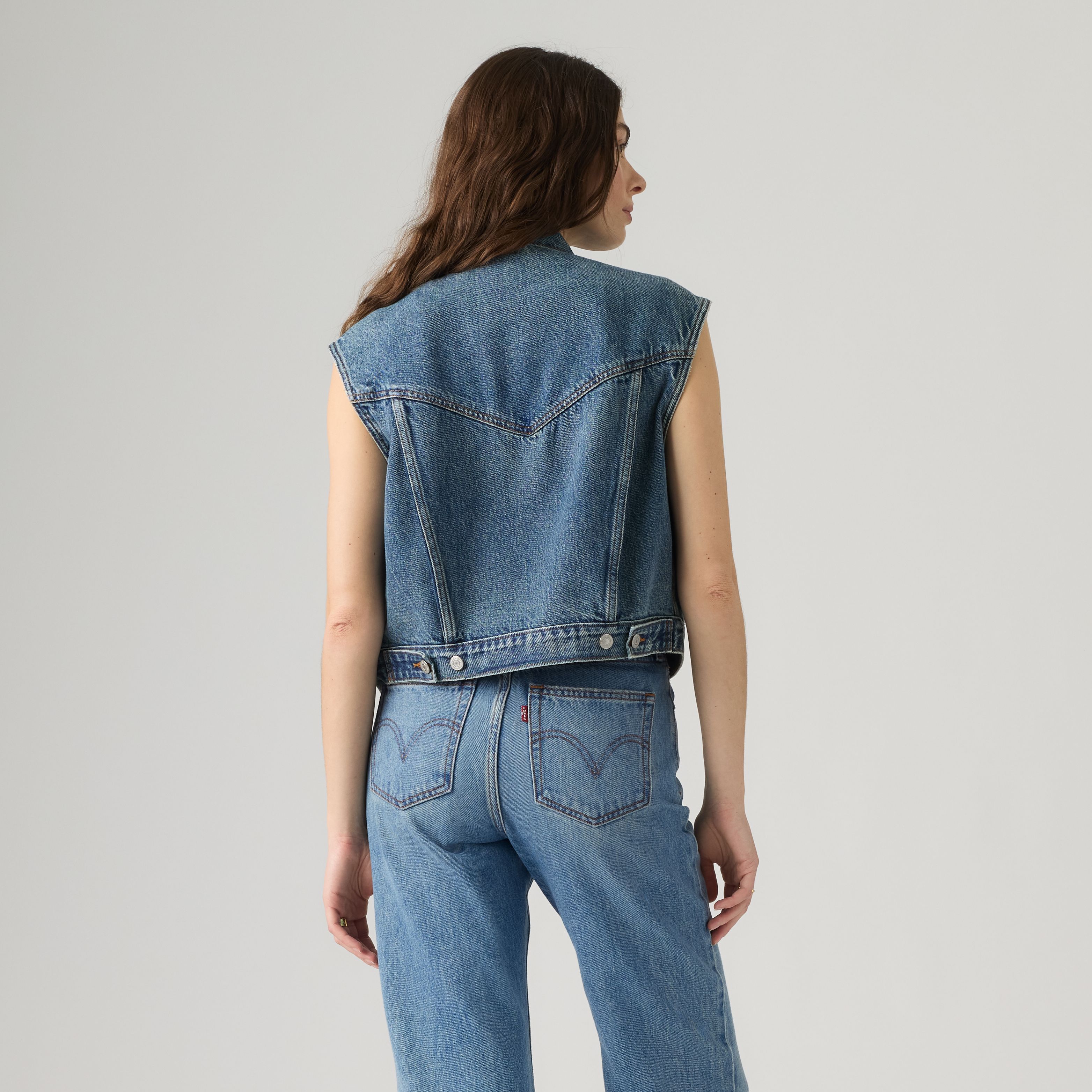 Shrunken '90s Trucker Vest 4