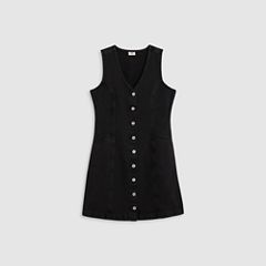 Vianna Vest Mini Dress — Capturing Moments - Black 5