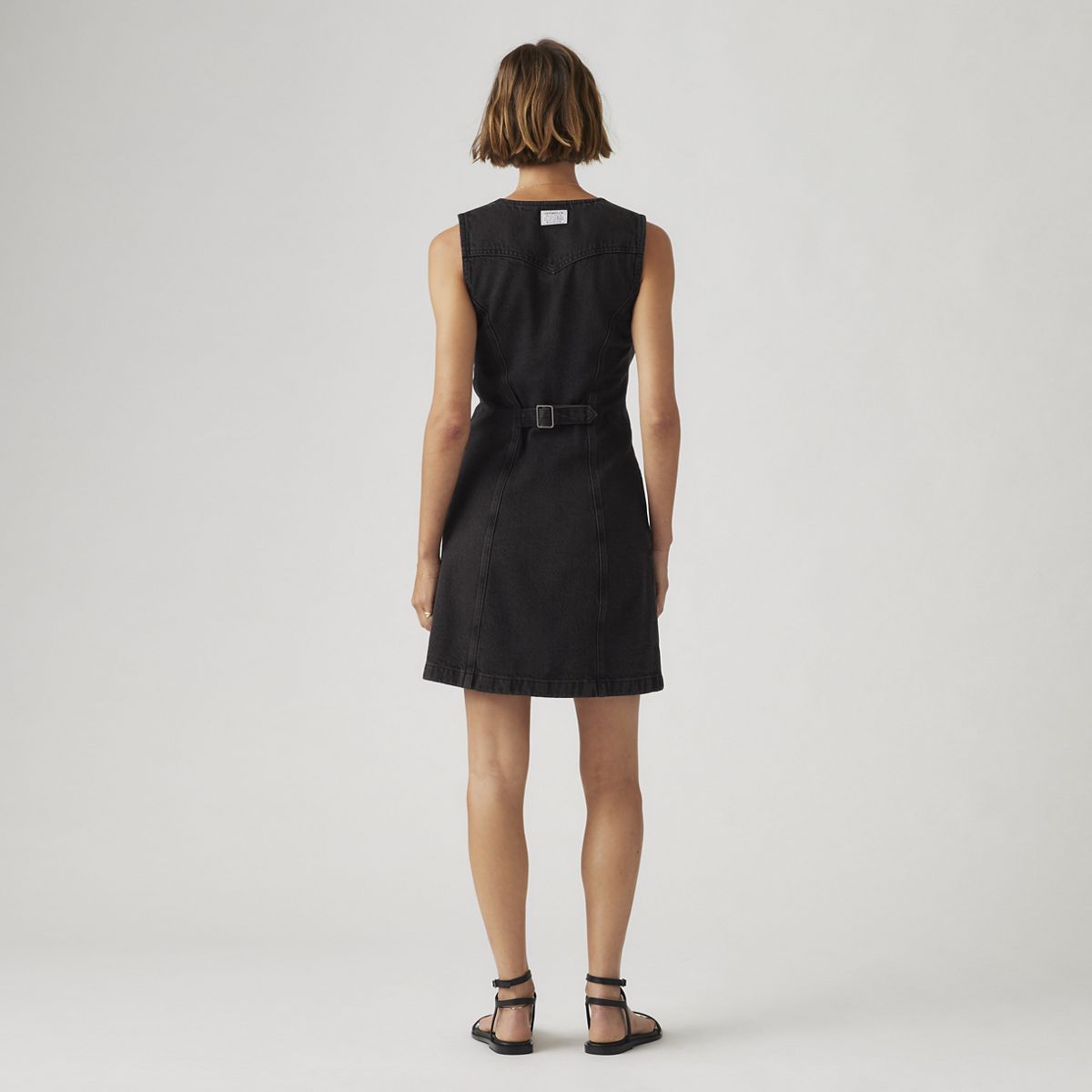 Vianna Vest Mini Dress — Capturing Moments - Black