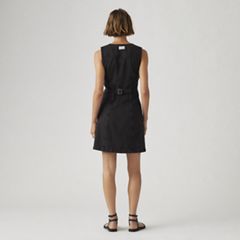 Vianna Vest Mini Dress — Capturing Moments - Black 3