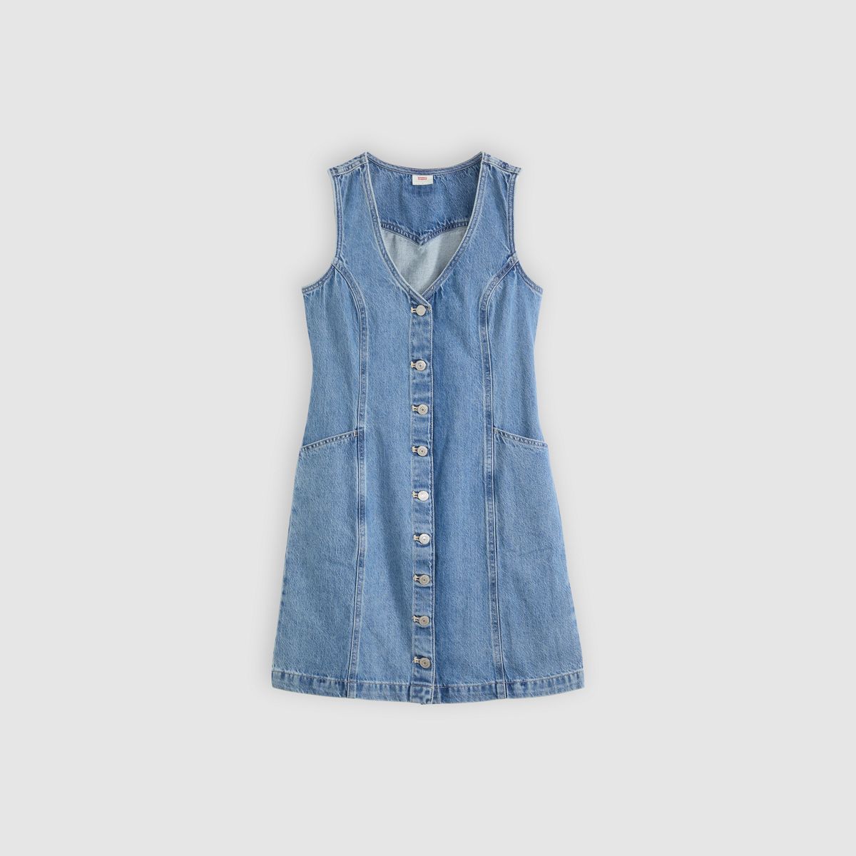 Vianna Vest Mini Dress — Special Showing - Medium Wash