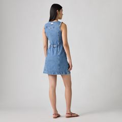 Vianna Vest Mini Dress — Special Showing - Medium Wash 3