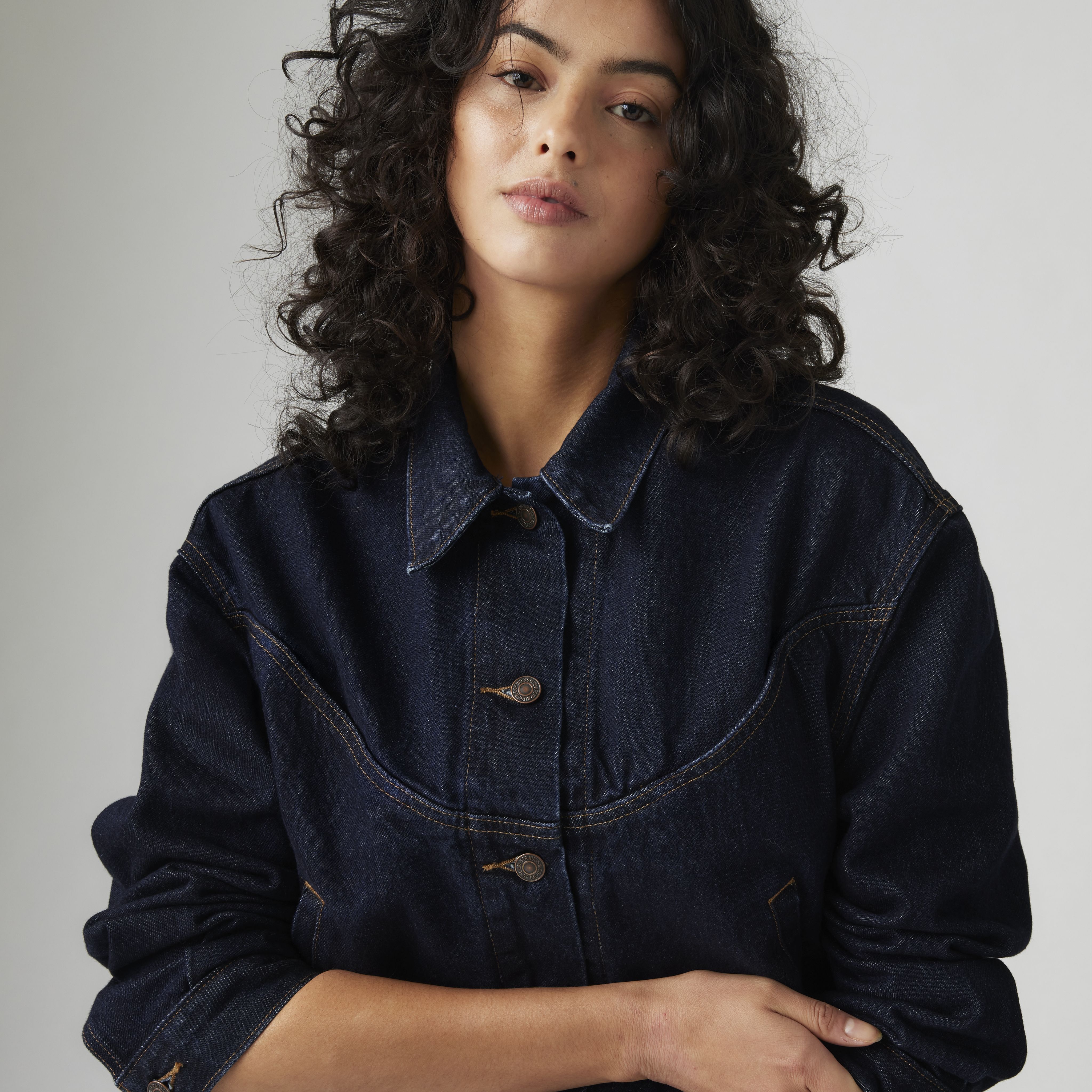 90s 00s Lee 1101 濃紺 耳付 シンチバック W36 Levi's Shrunken '90s Western Trucker Jacket - Dark Wash | Levi's® US