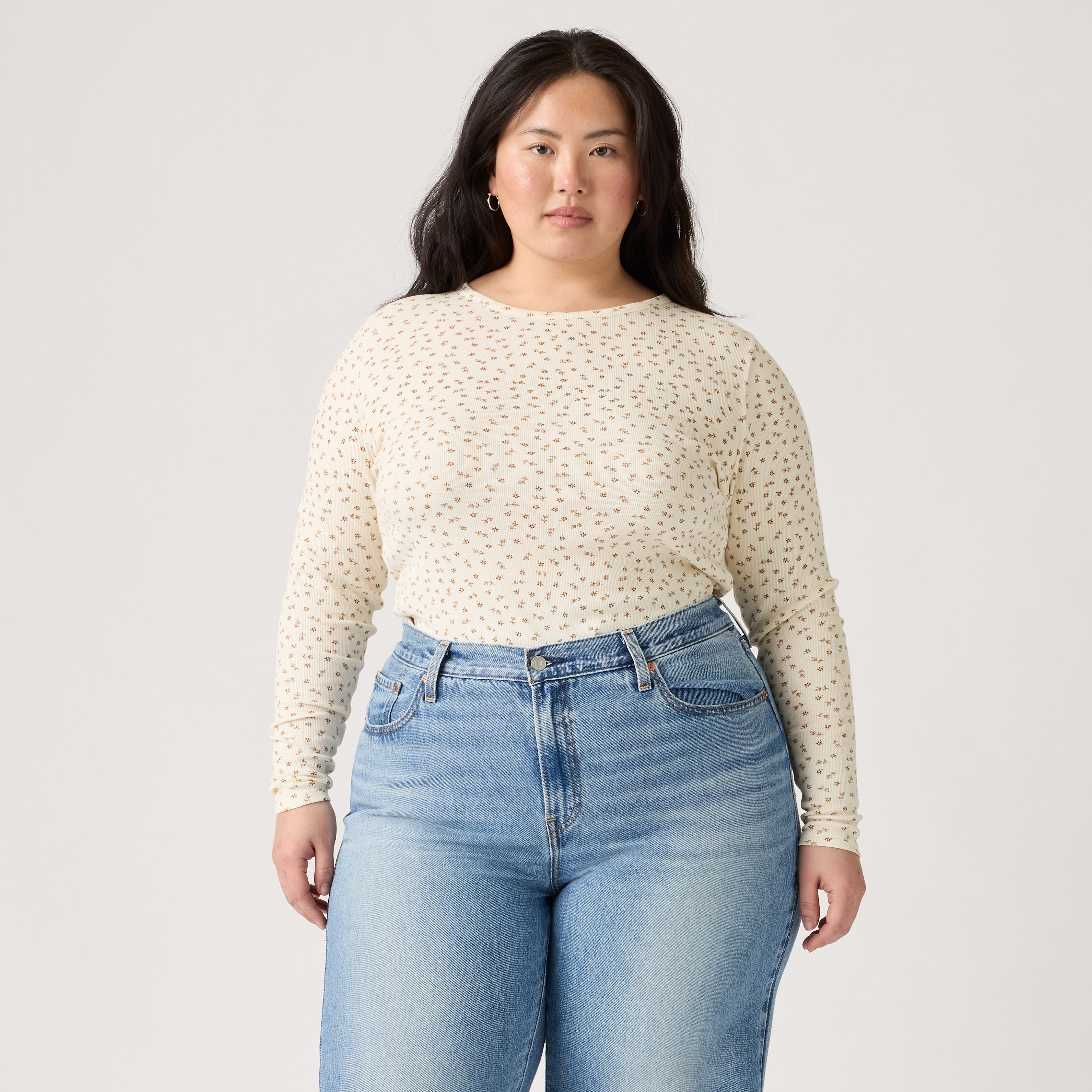 Hayes Long-Sleeve Tee (Plus Size) 1