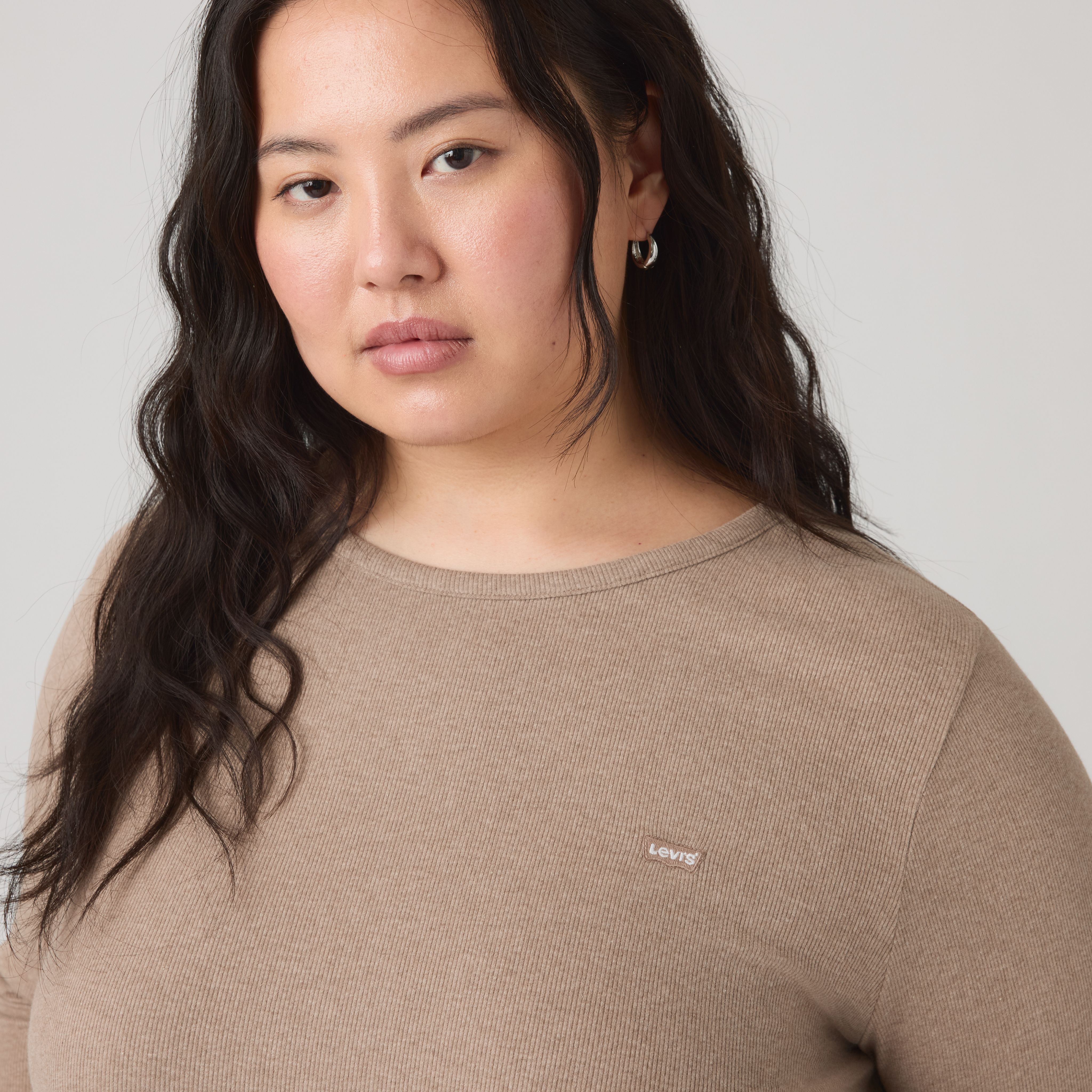 Hayes Long-Sleeve Tee (Plus Size) 2
