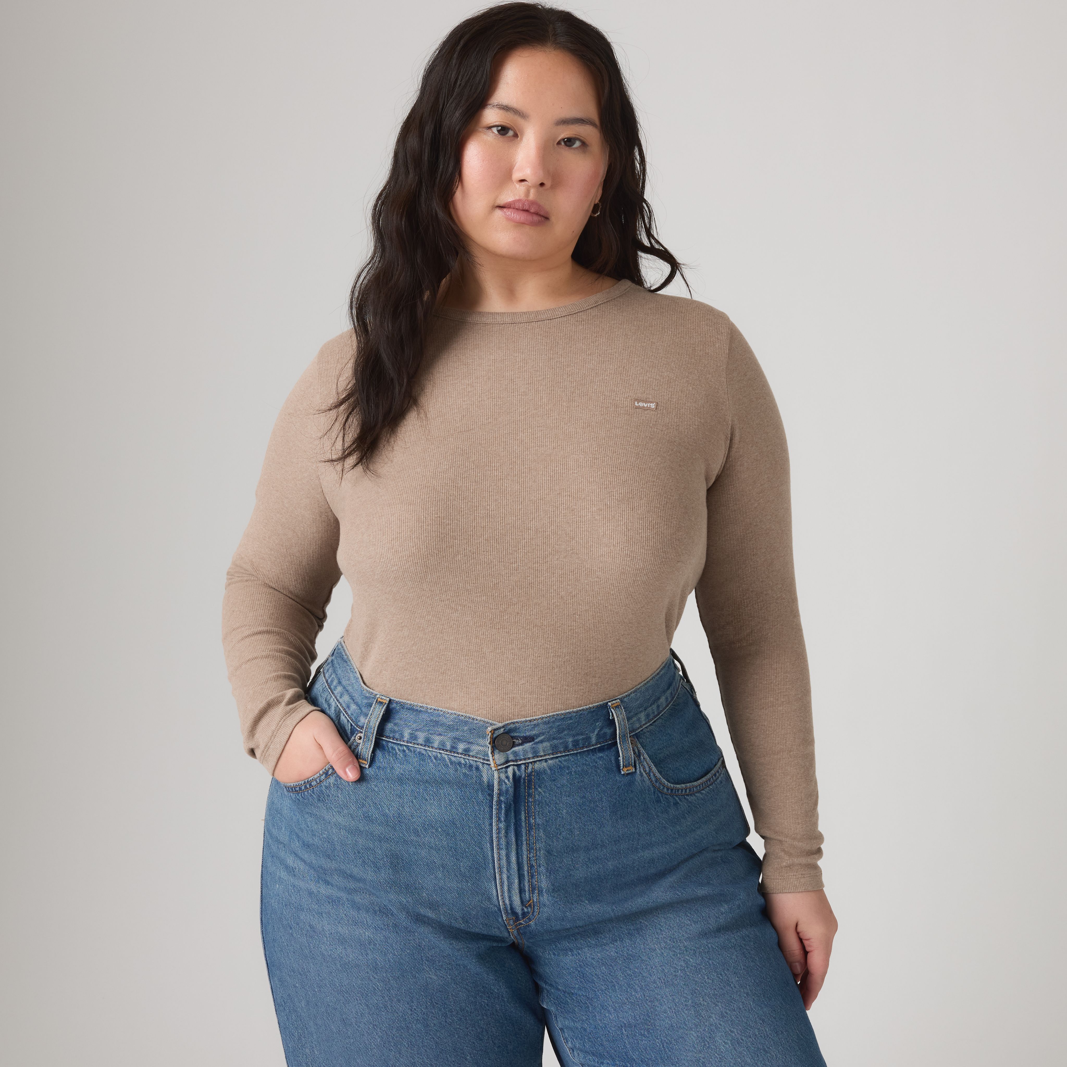Hayes Long-Sleeve Tee (Plus Size) 1