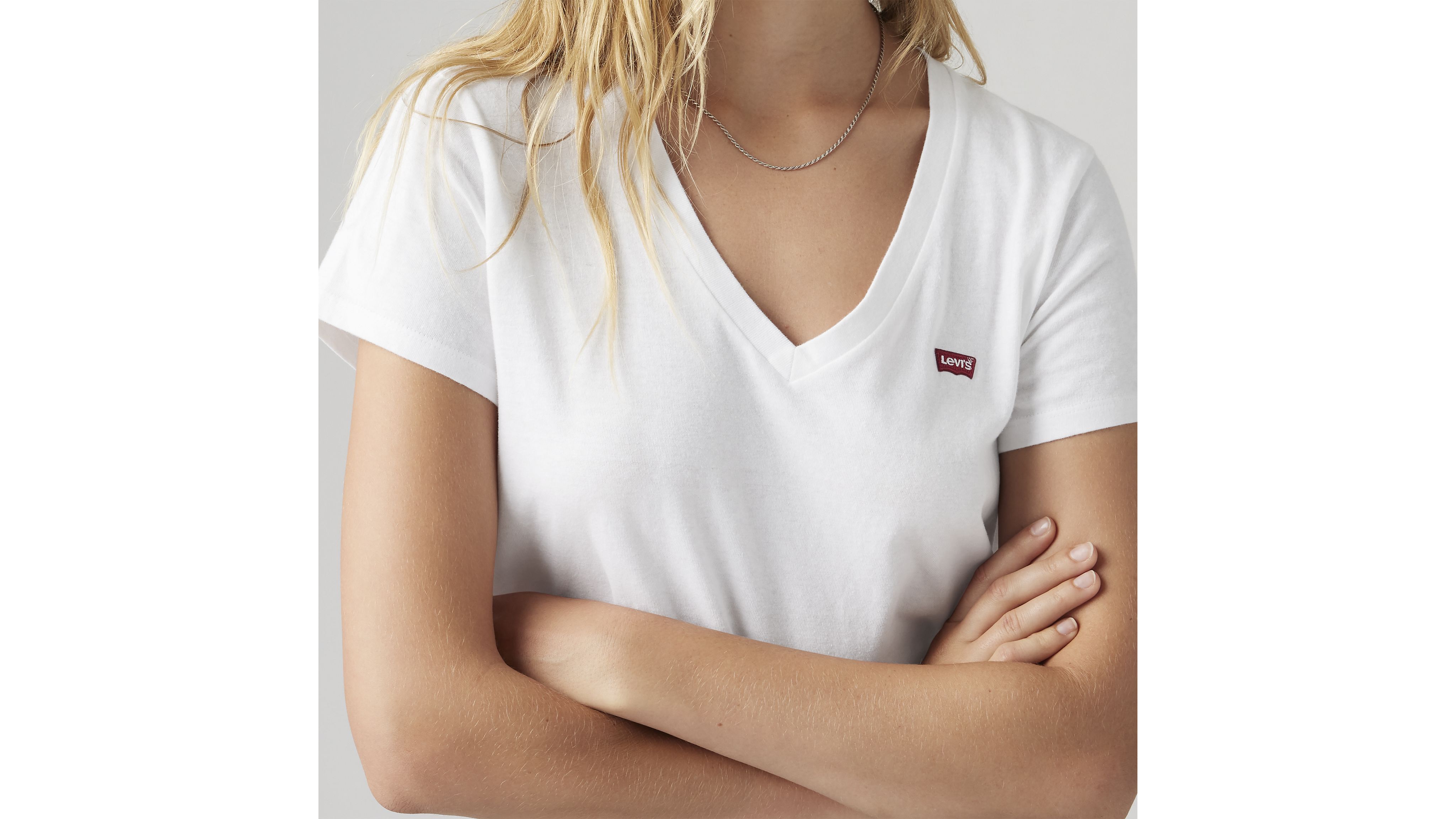 Perfect Slub V-Neck Tee 4