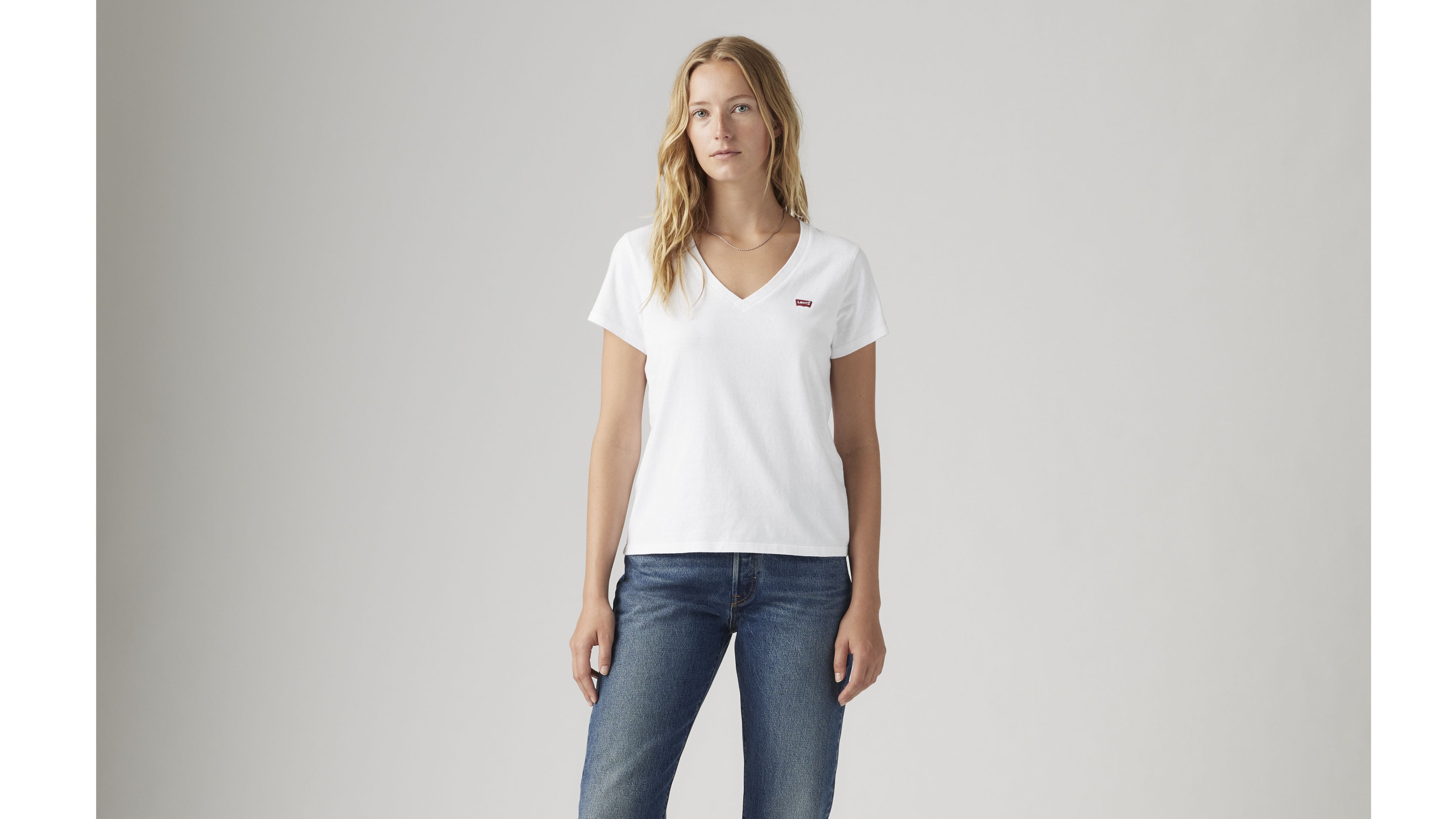 Perfect Slub V-Neck Tee 2