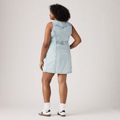 Vianna Vest Dress (Plus Size) — Never Going To Change - Light Wash 3