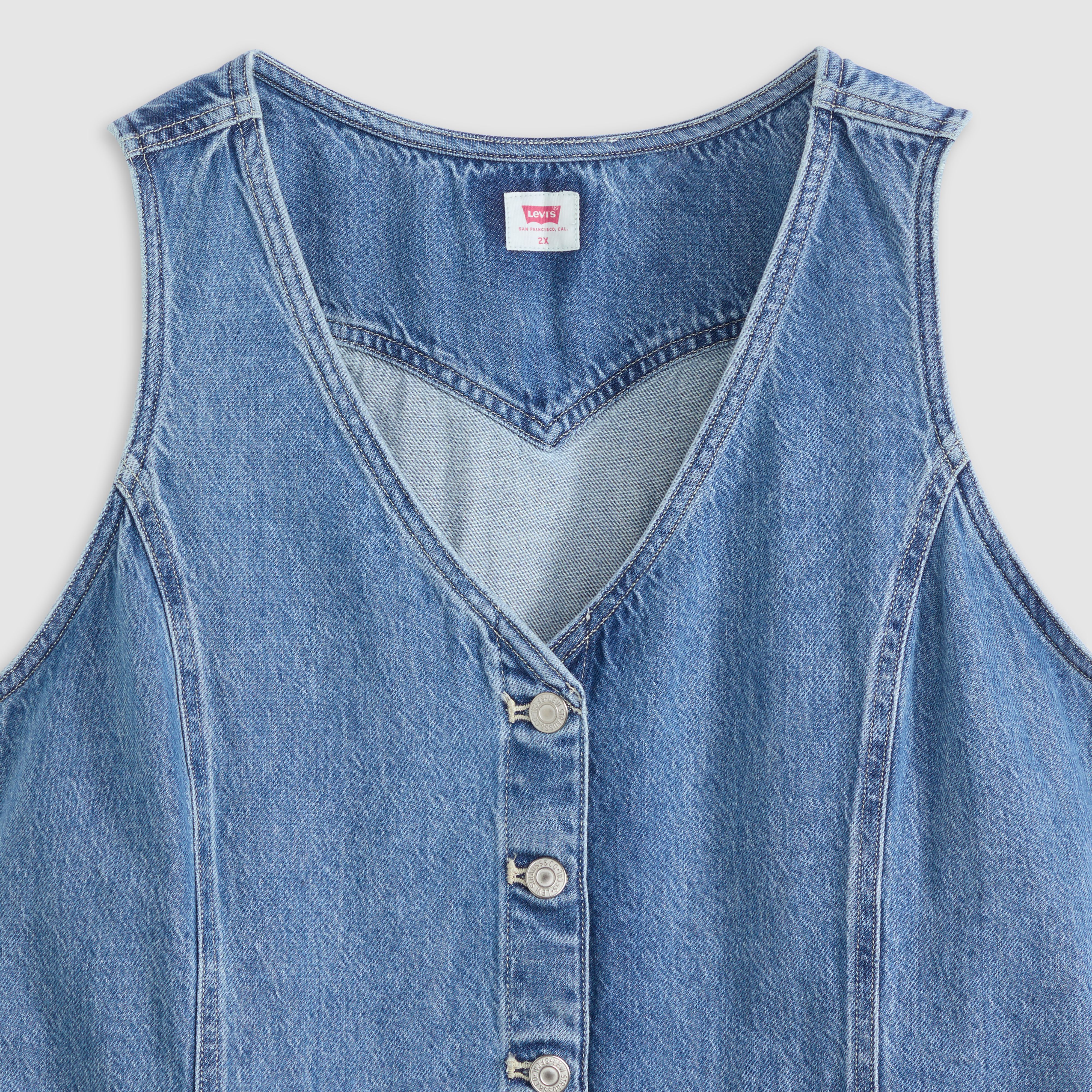 Vianna Vest Dress (Plus Size) 6