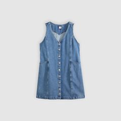 Vianna Vest Mini Dress (Plus Size) — Special Showing - Medium Wash 5