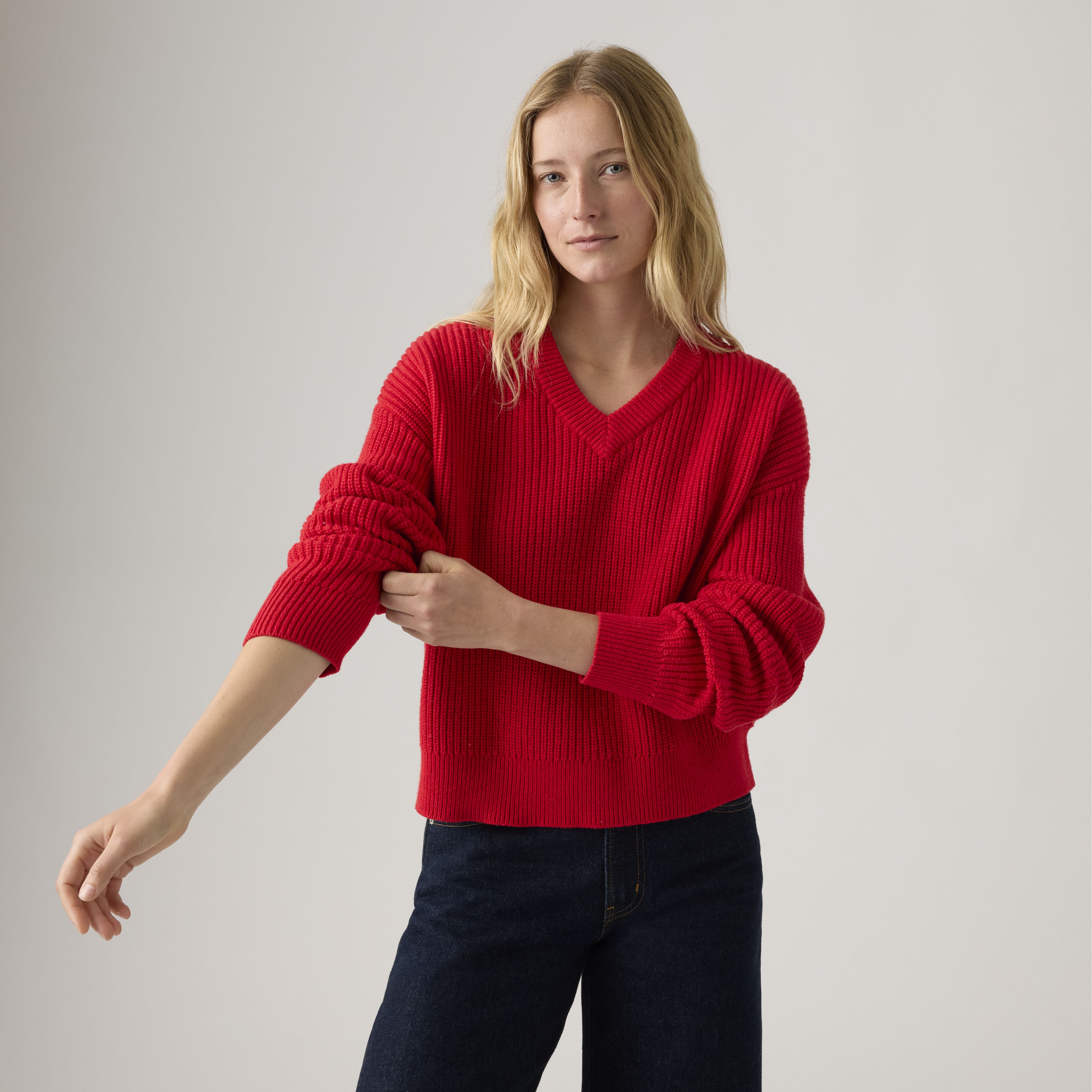 Reese V-Neck Sweater 1