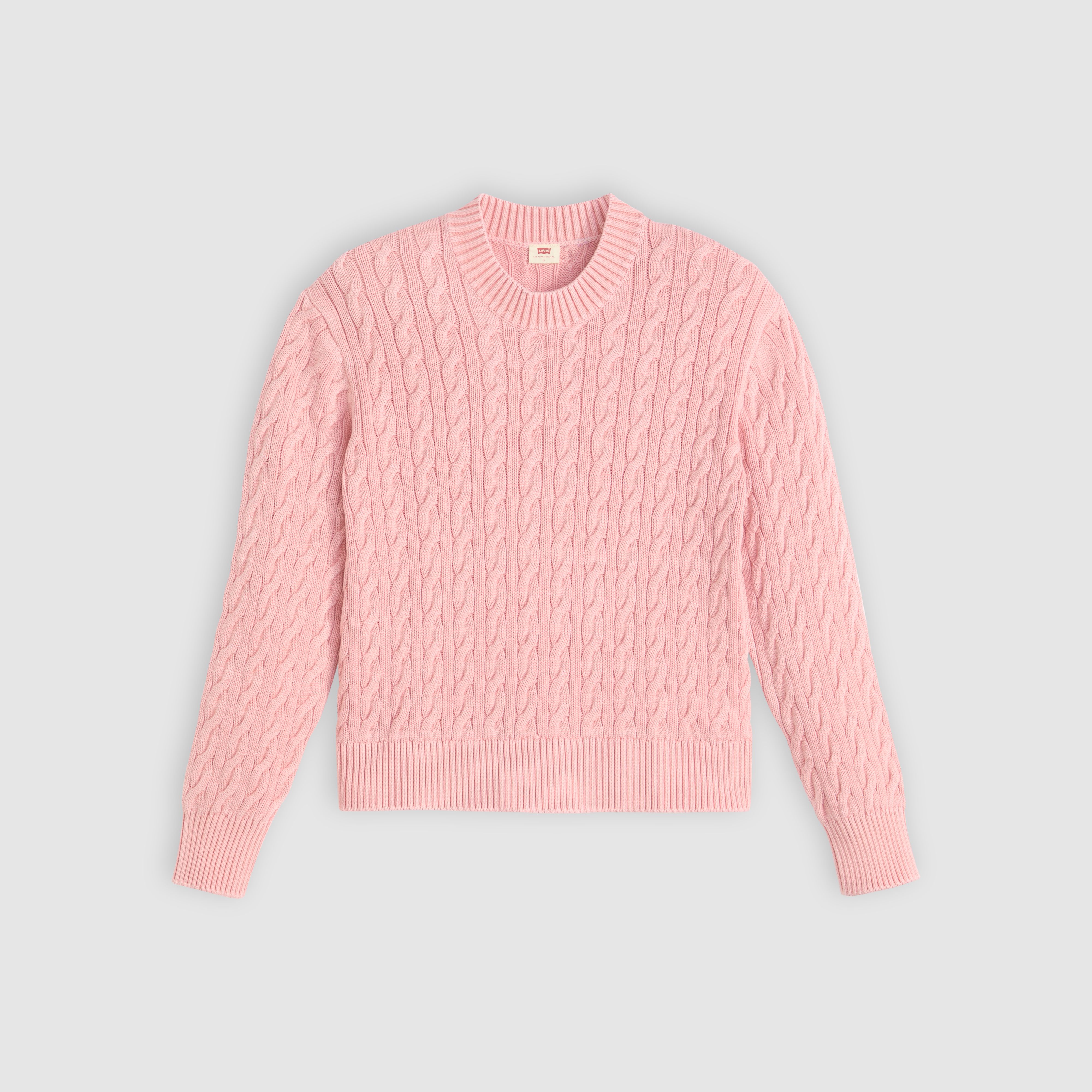 Boyfriend Cable Crewneck Pullover 5