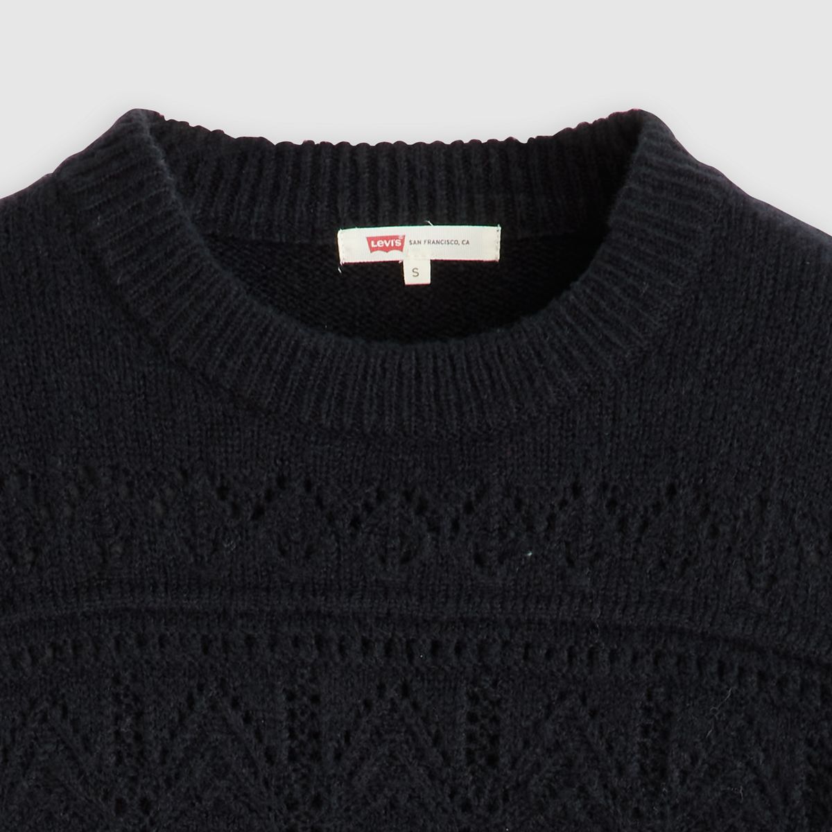 Shane Flutter Sleeve Sweater — Anthracite Night - Black