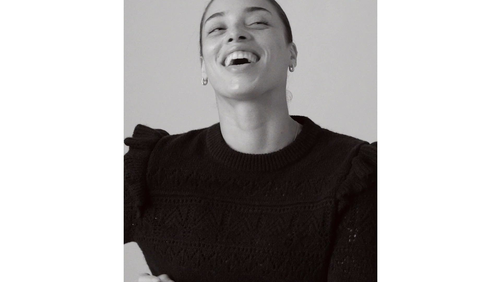 Pull manche à volants Shane 1