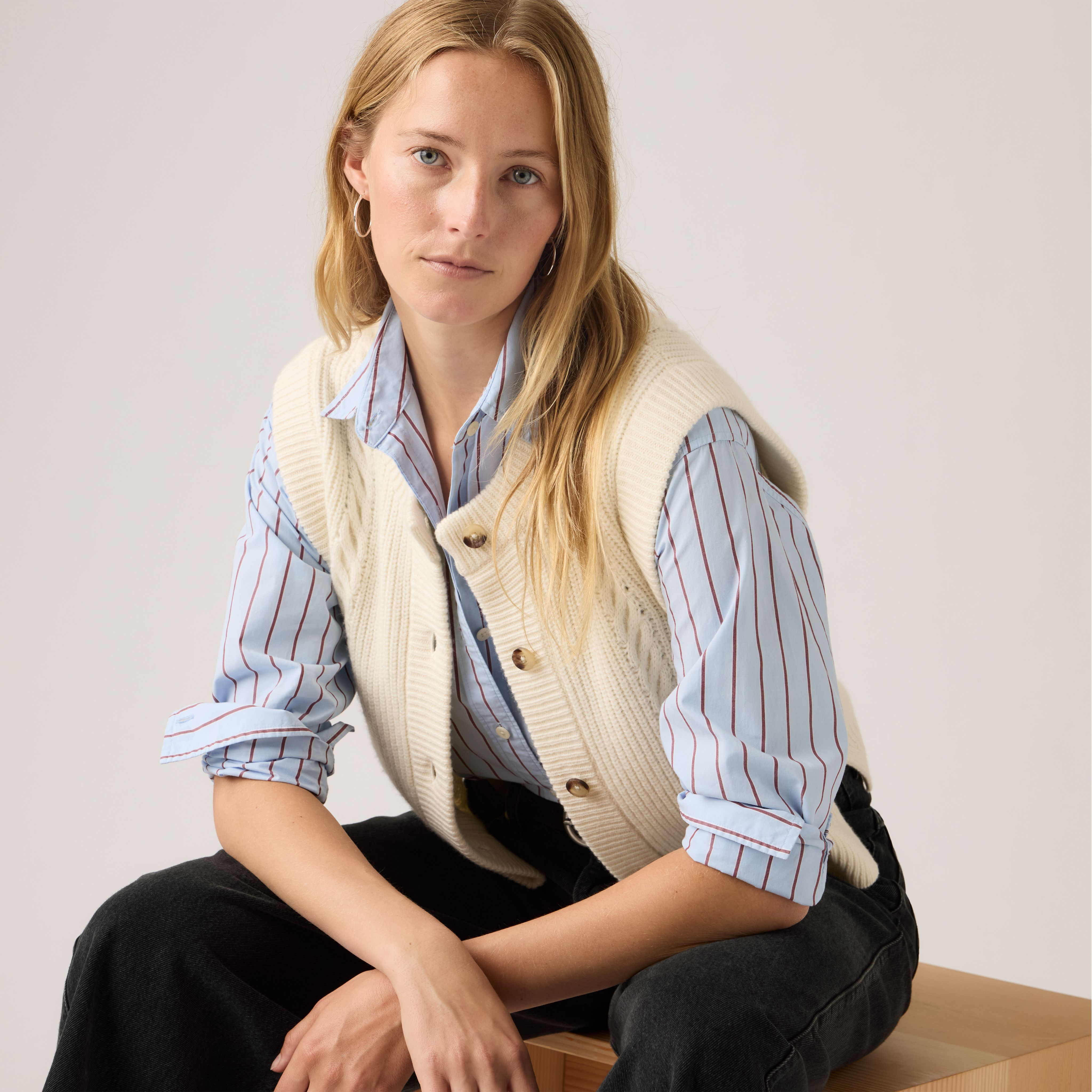 Ines Cable Sweater 1