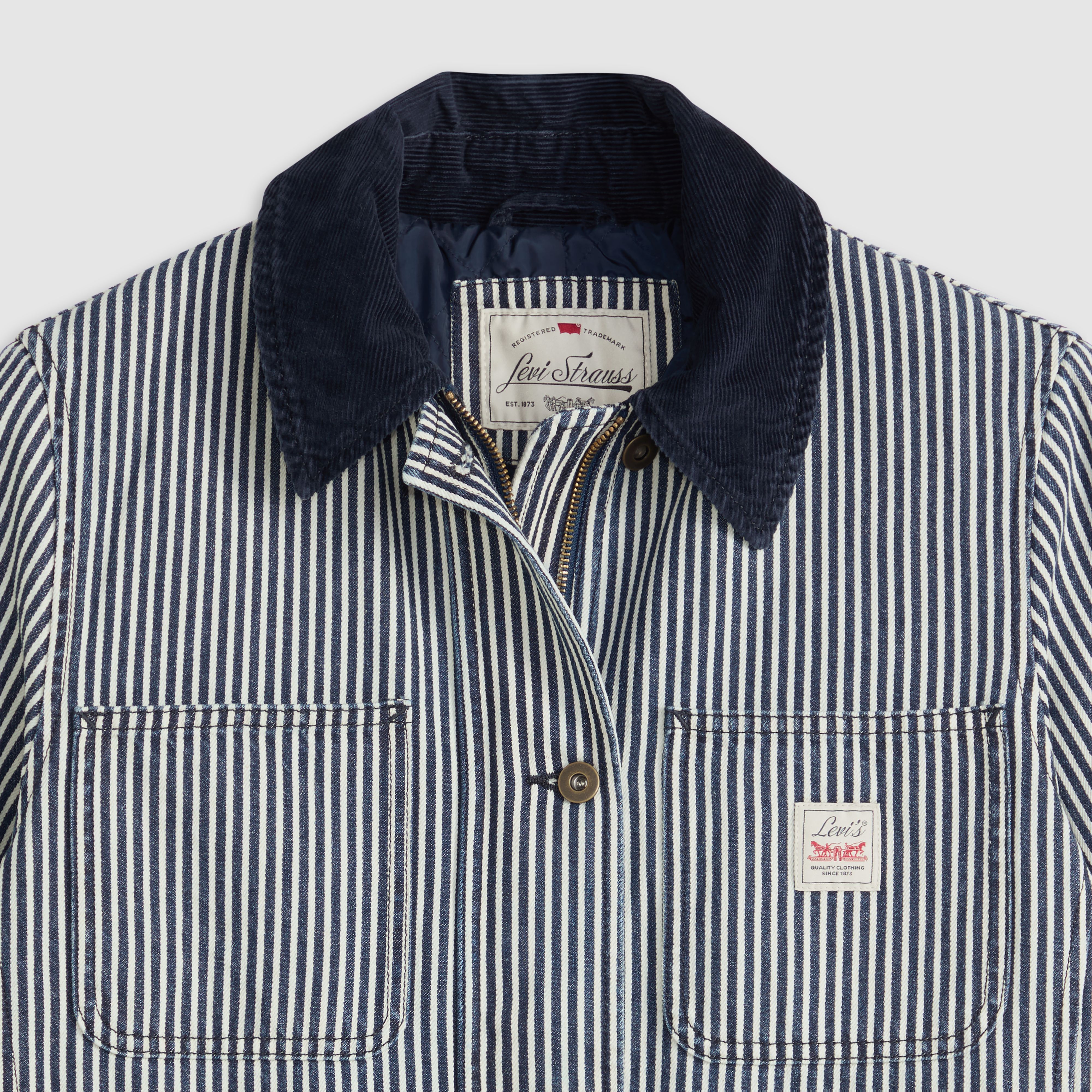 Bree Barn gestreepte jas 6