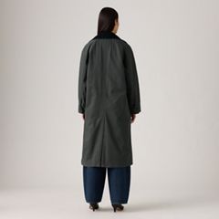 Bree Barn Trench Coat — Black Plume - Grey 6